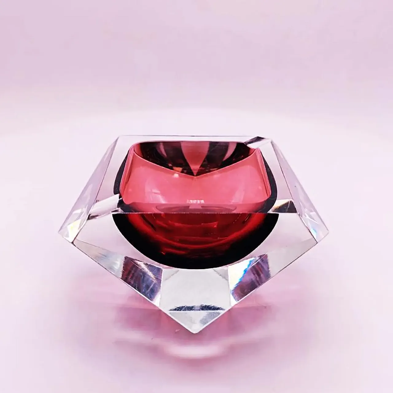 Posacenere in vetro di Murano di Flavio Poli per Seguso, anni '60 2