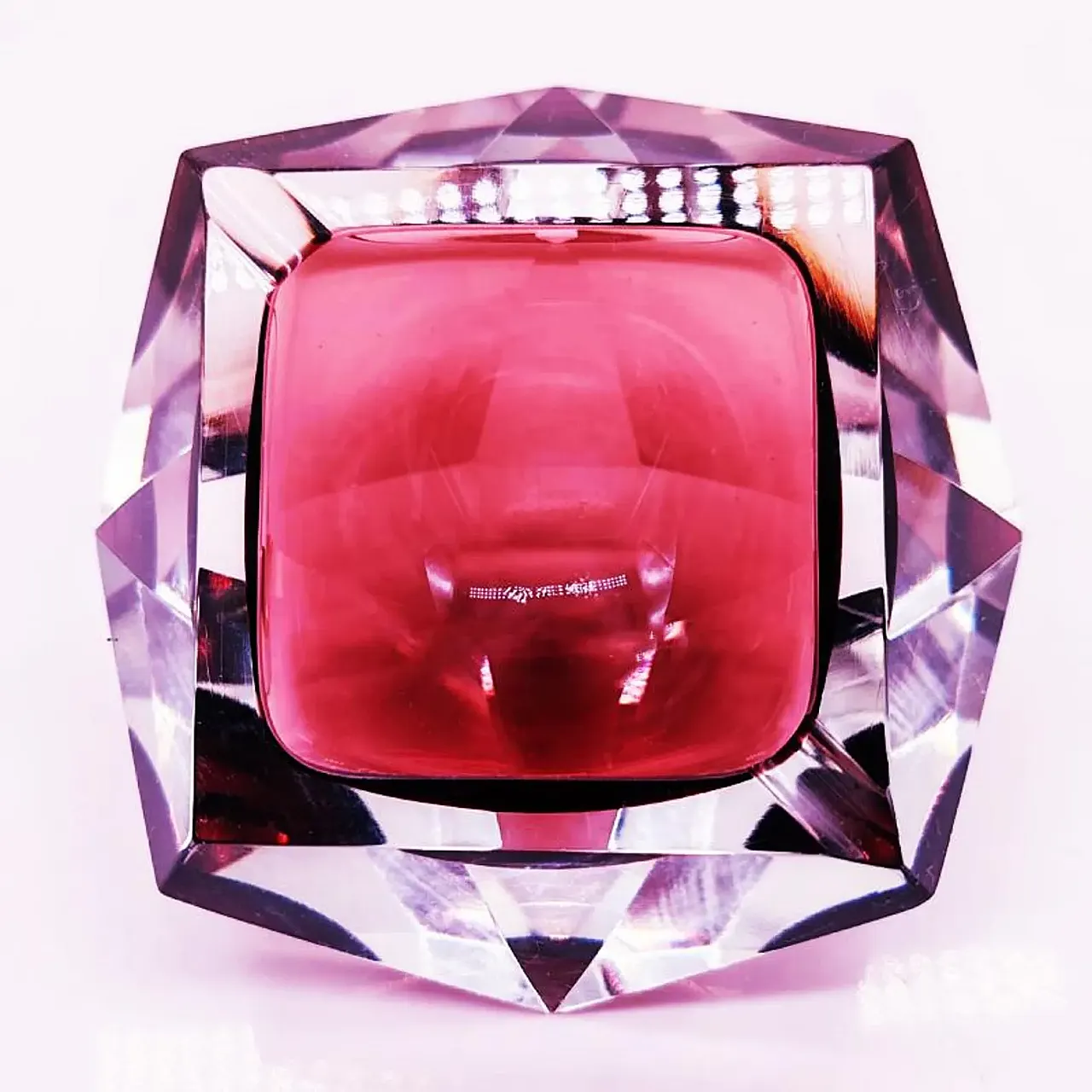 Posacenere in vetro di Murano di Flavio Poli per Seguso, anni '60 4