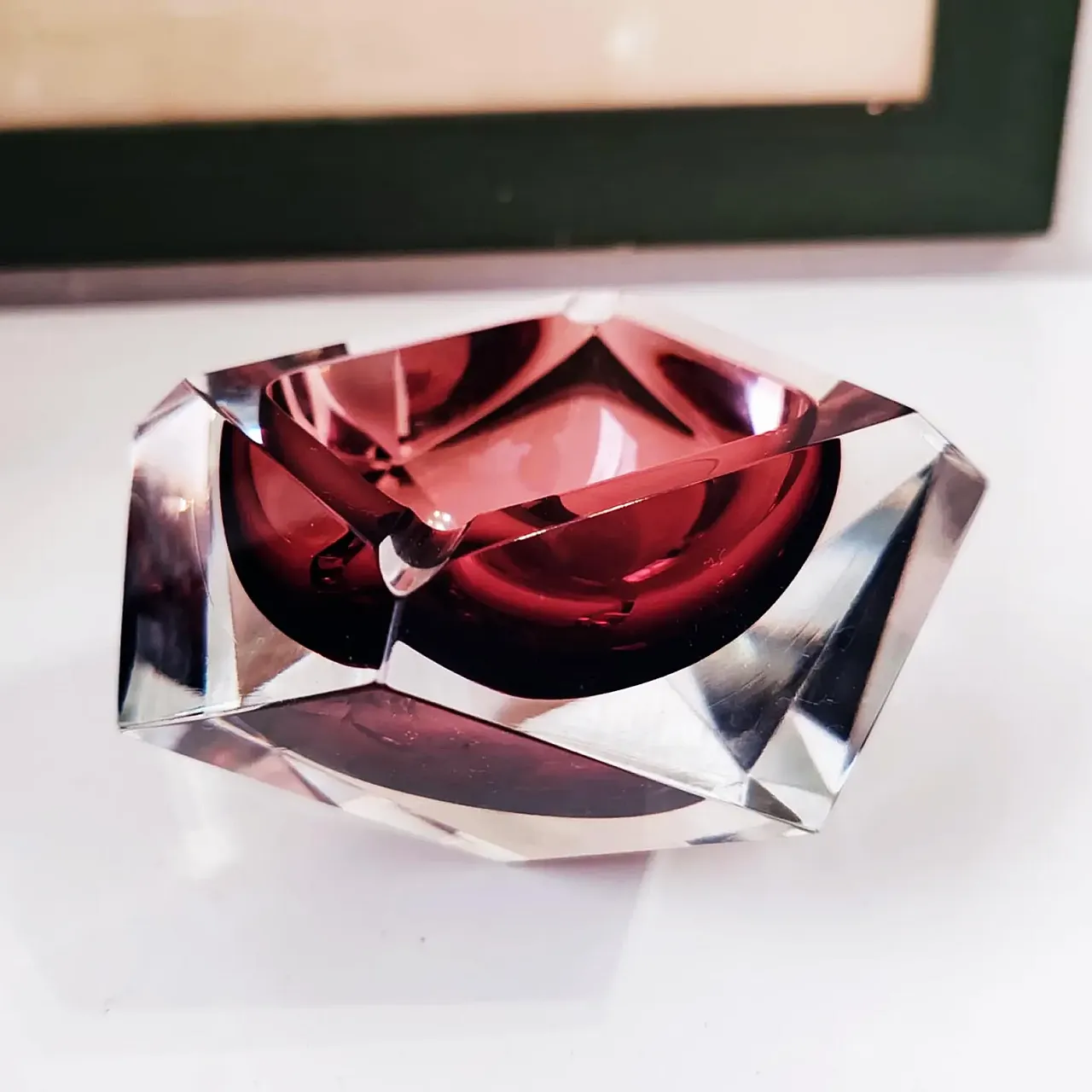 Posacenere in vetro di Murano di Flavio Poli per Seguso, anni '60 8