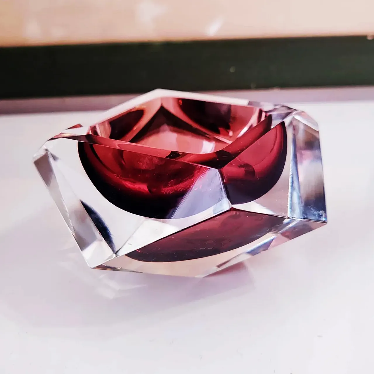 Posacenere in vetro di Murano di Flavio Poli per Seguso, anni '60 10