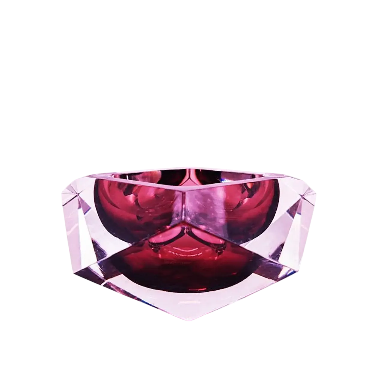 Posacenere in vetro di Murano di Flavio Poli per Seguso, anni '60 11