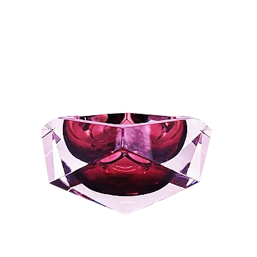 Posacenere in vetro di Murano di Flavio Poli per Seguso, anni '60