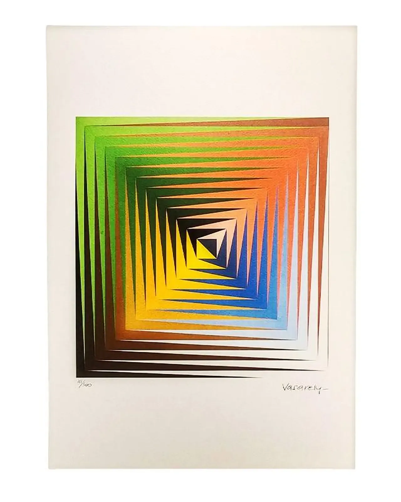 Litografia di Victor Vasarely, anni '70 1
