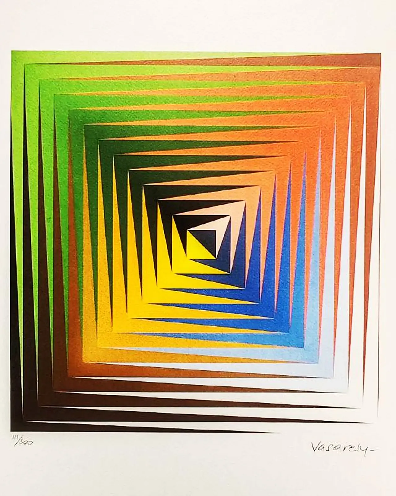 Litografia di Victor Vasarely, anni '70 5
