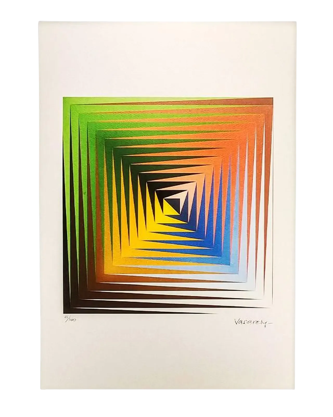 Litografia di Victor Vasarely, anni '70 10