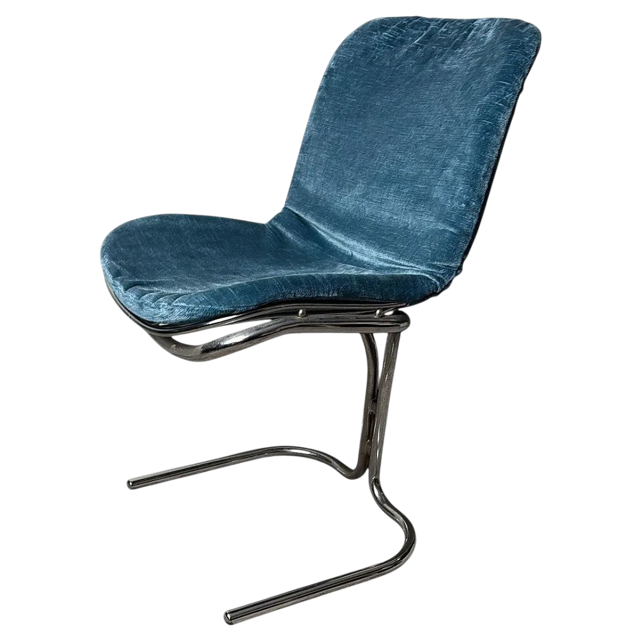 Tubular steel chair by Gastone Rinaldi for RIMA, 1970s 21