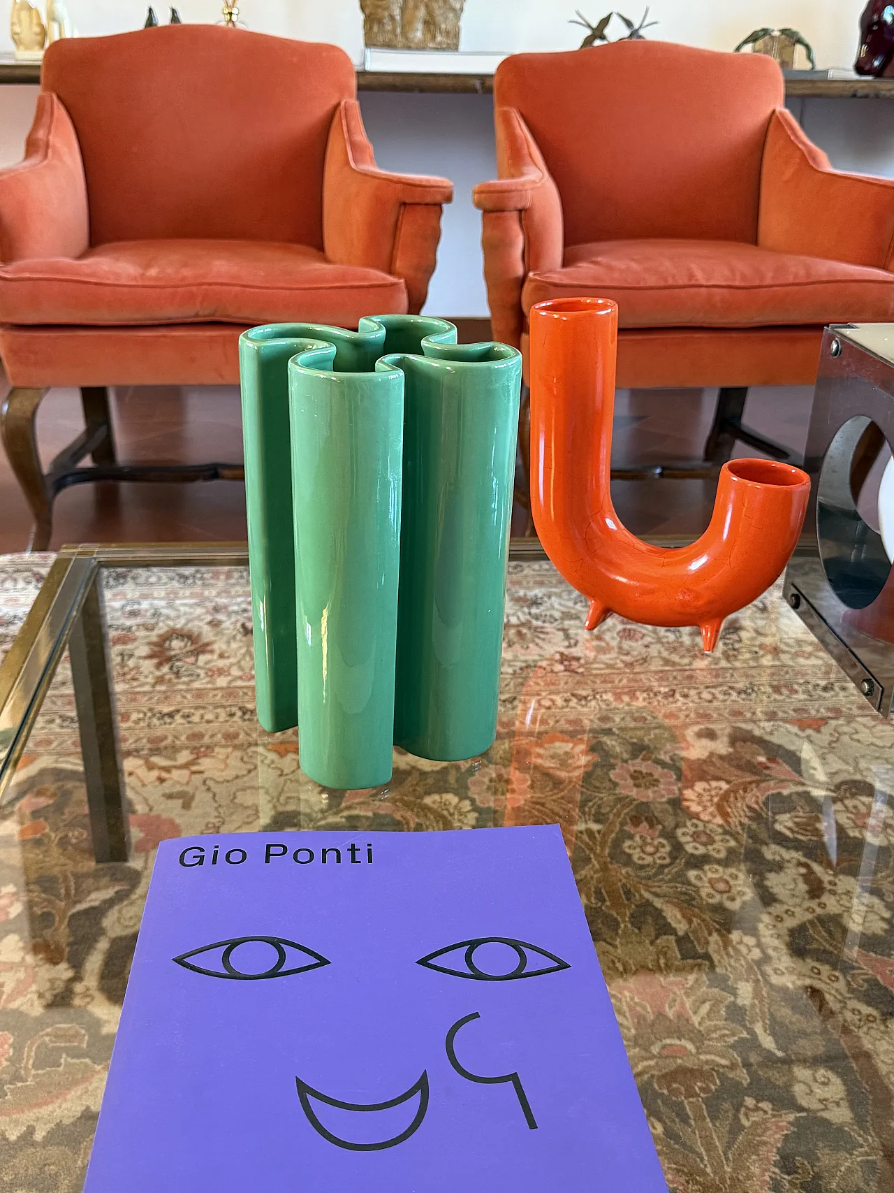 Vaso in ceramica verde di Franco Bettonica per Gabbianelli, anni '70 6