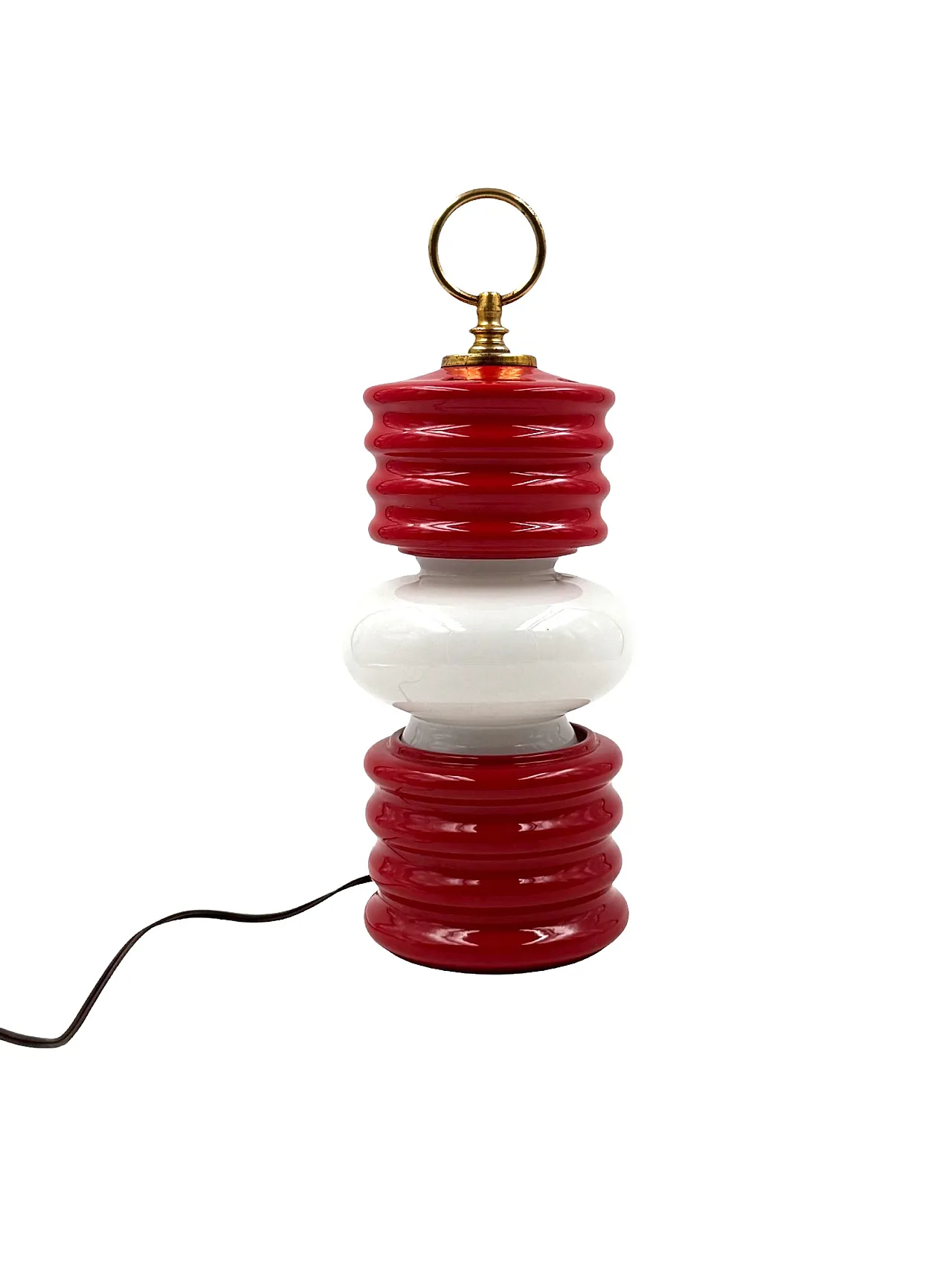 Space Age Lantern-Shaped Table Lamp, Florentine ceramics, 1970s 1