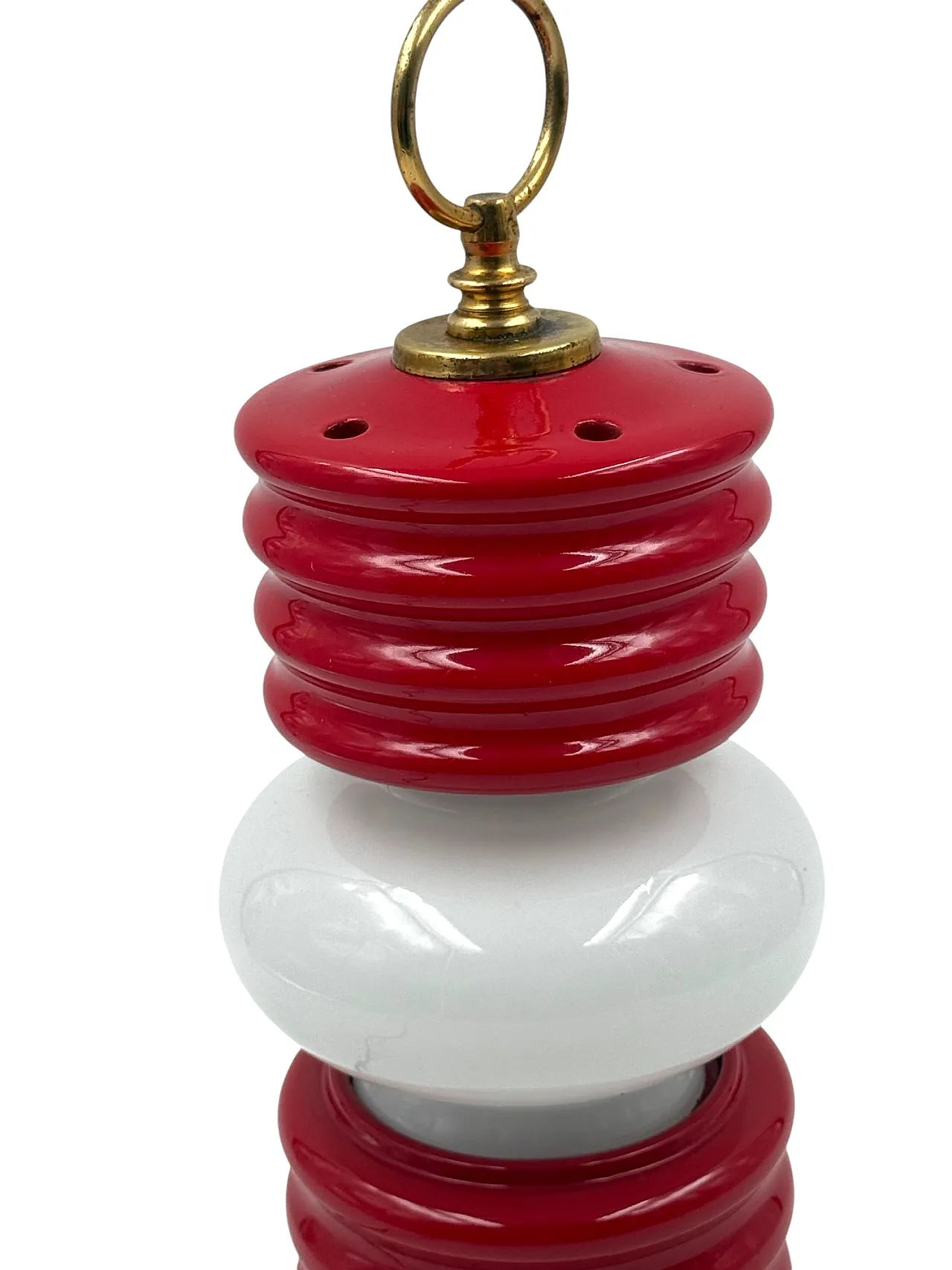 Space Age Lantern-Shaped Table Lamp, Florentine ceramics, 1970s 8