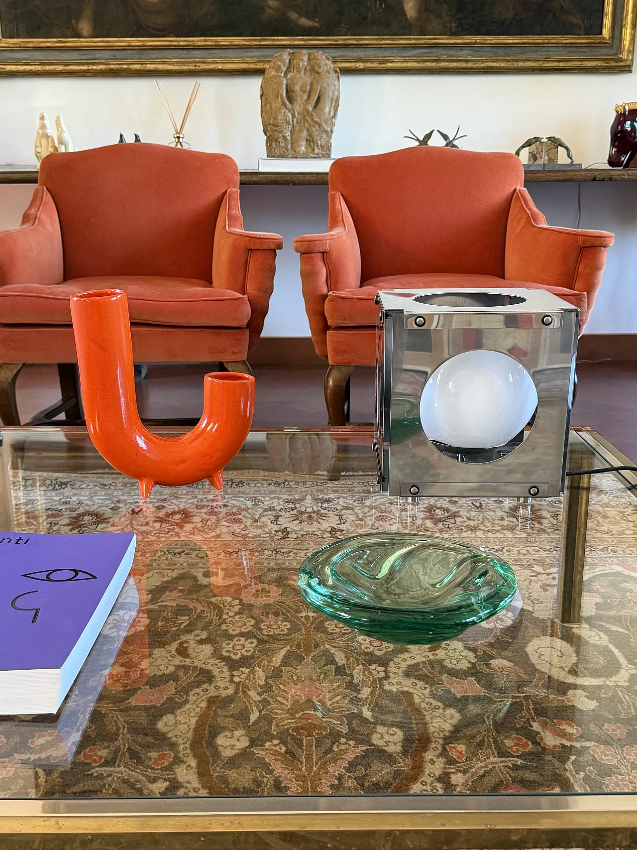 Space Age Cubic Table Lamp, Italy 1970s 5