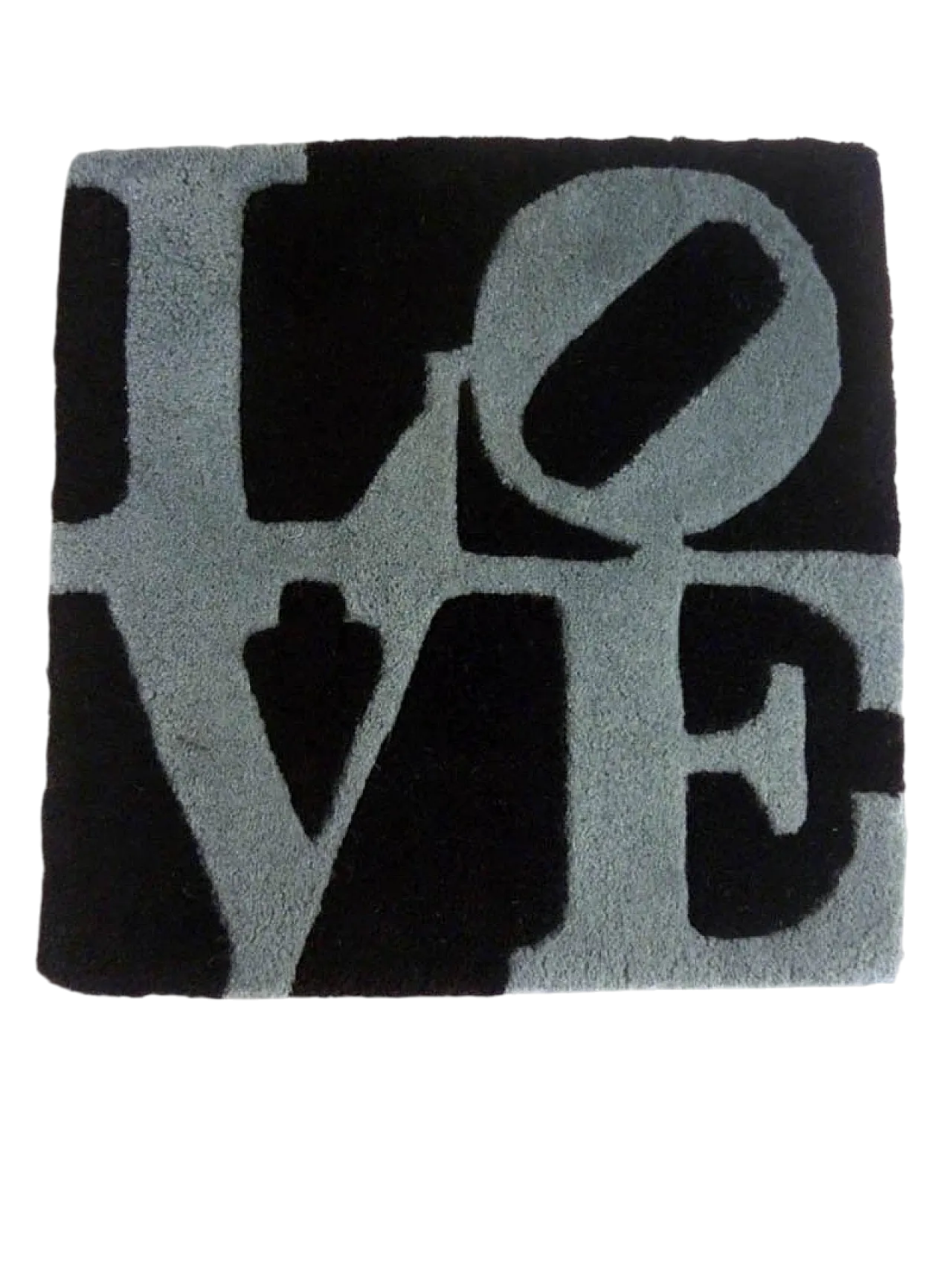 Tappeto Love in lana di Robert Indiana per Galerie F, anni 2000 7