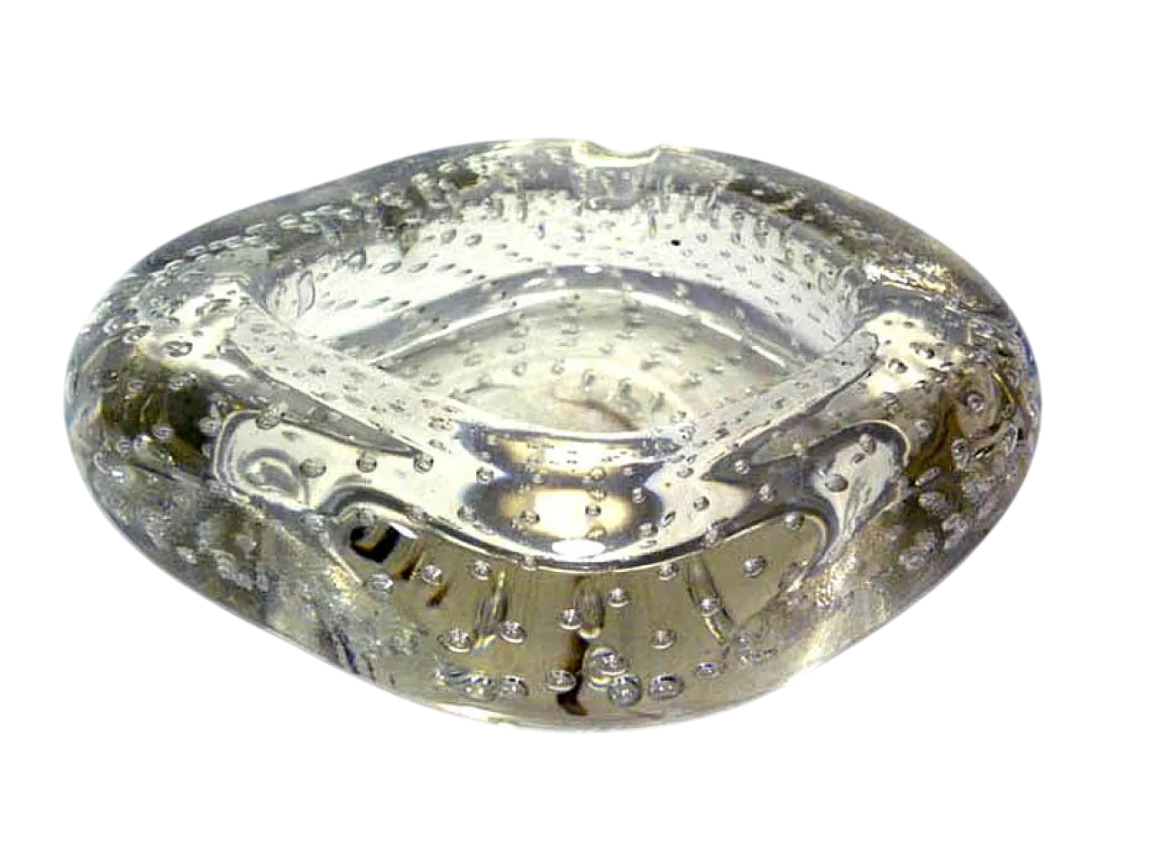 Posacenere Mid-Century in vetro di Murano di Barovier, anni '50 4