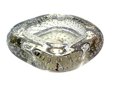 Posacenere Mid-Century in vetro di Murano di Barovier, anni '50
