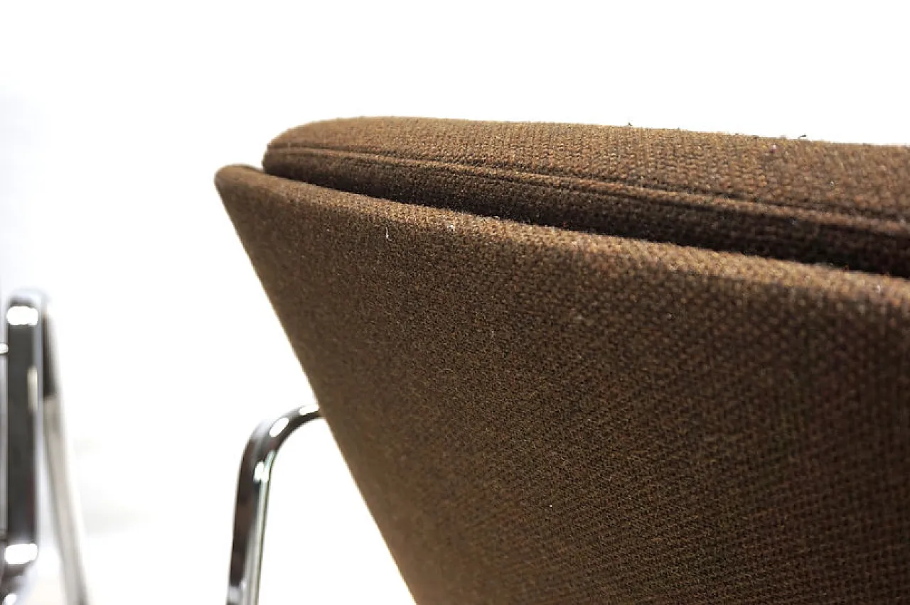 Coppia di sedie lounge cromate di Drabert di Gerd Lange, anni '70 13