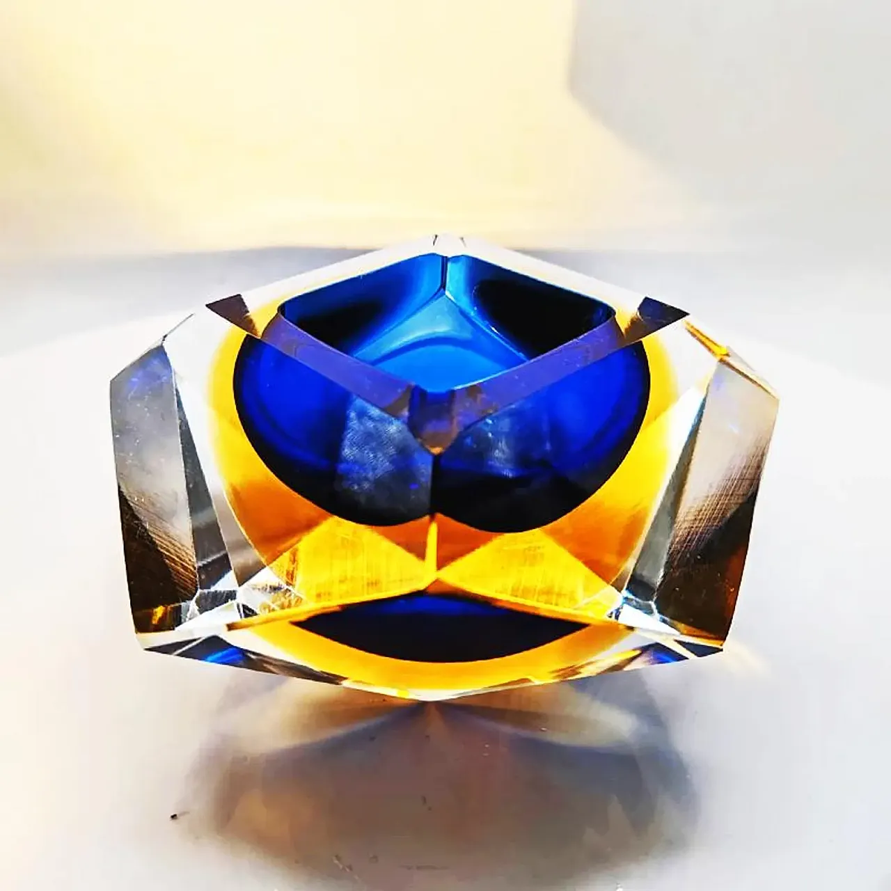 Posacenere in vetro di Murano di Flavio Poli per Seguso, anni '60 2