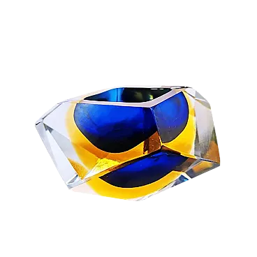 Ashtray or in Murano glass by Flavio Poli for Seguso, 1960s