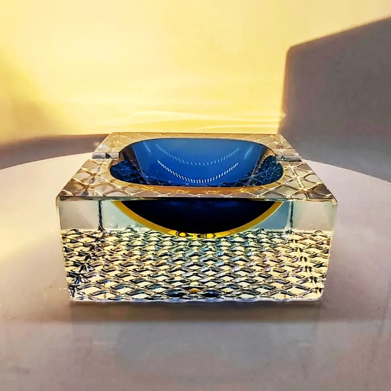 Posacenere in vetro di Murano di Flavio Poli per Seguso, anni '60 4