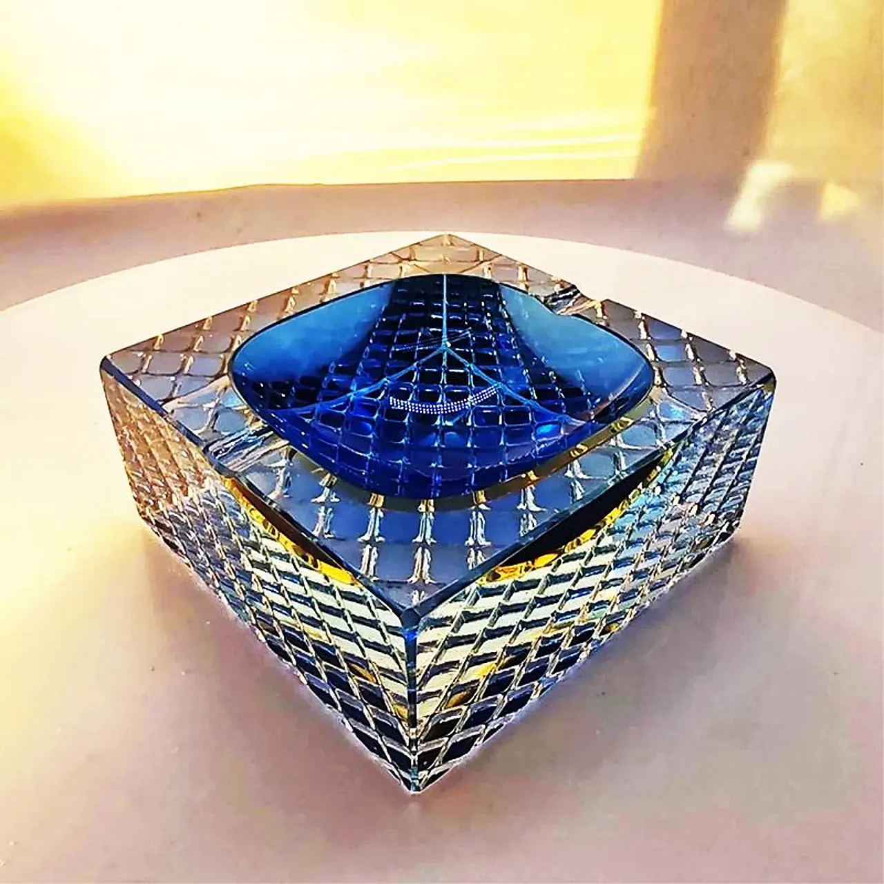 Posacenere in vetro di Murano di Flavio Poli per Seguso, anni '60 7