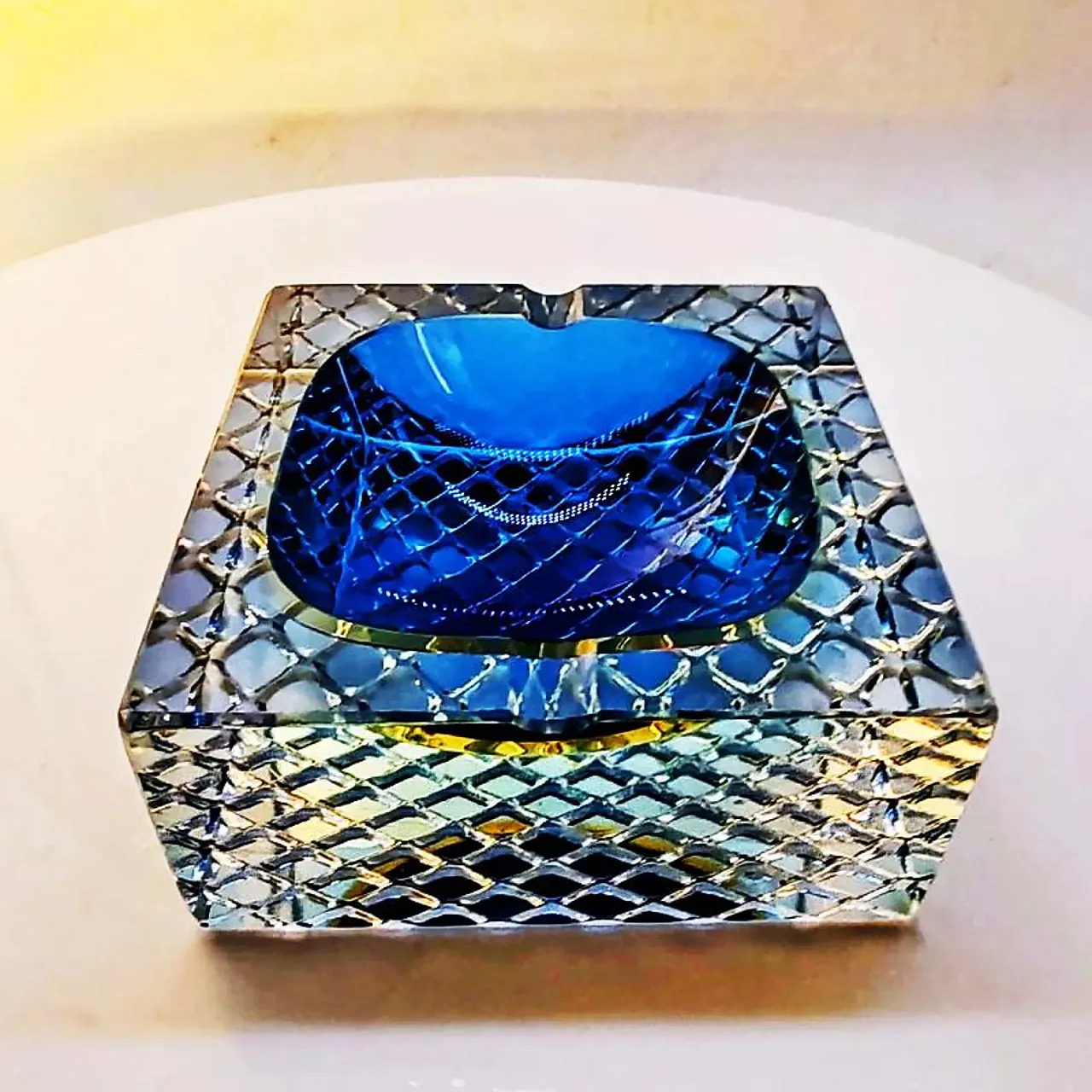 Posacenere in vetro di Murano di Flavio Poli per Seguso, anni '60 8