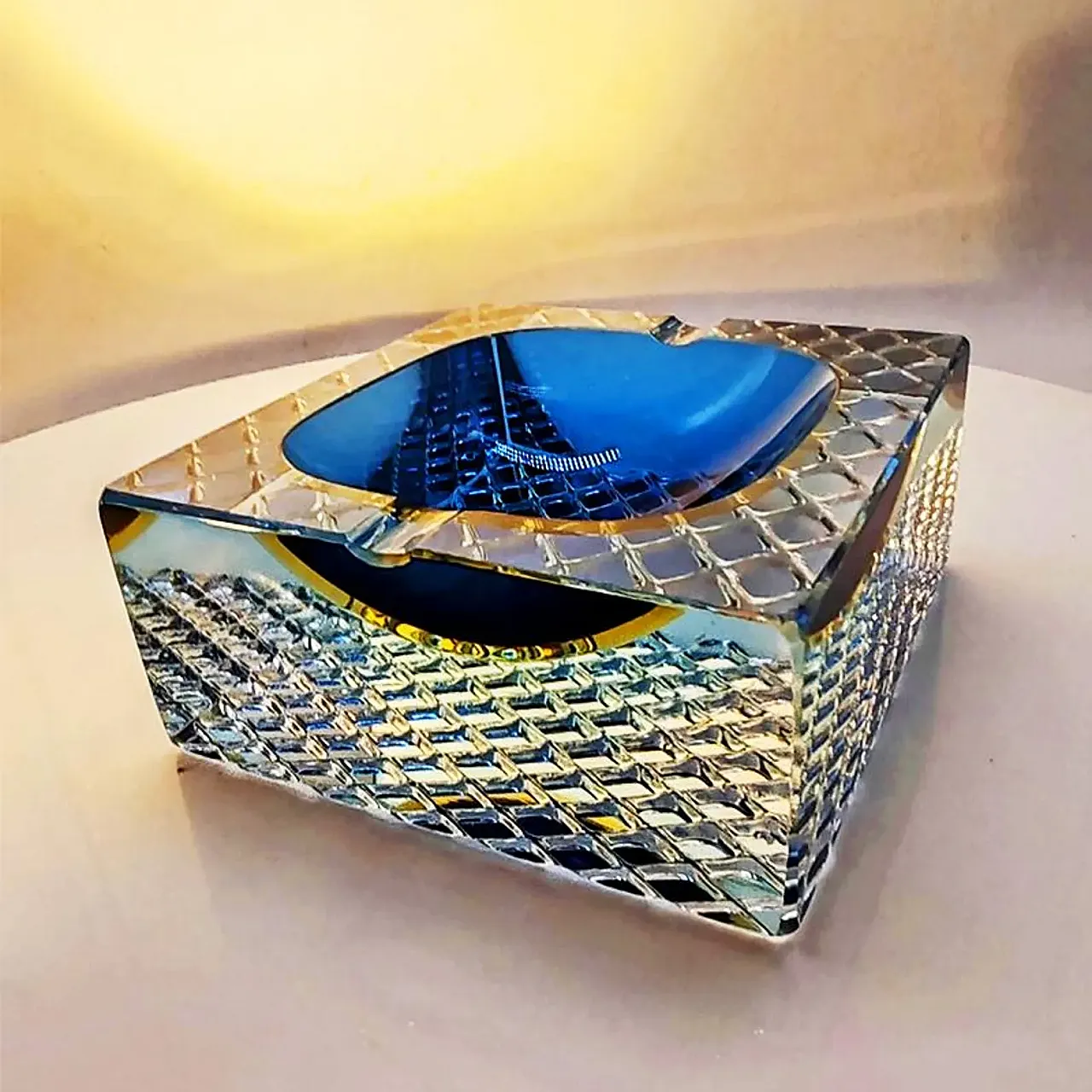 Posacenere in vetro di Murano di Flavio Poli per Seguso, anni '60 9