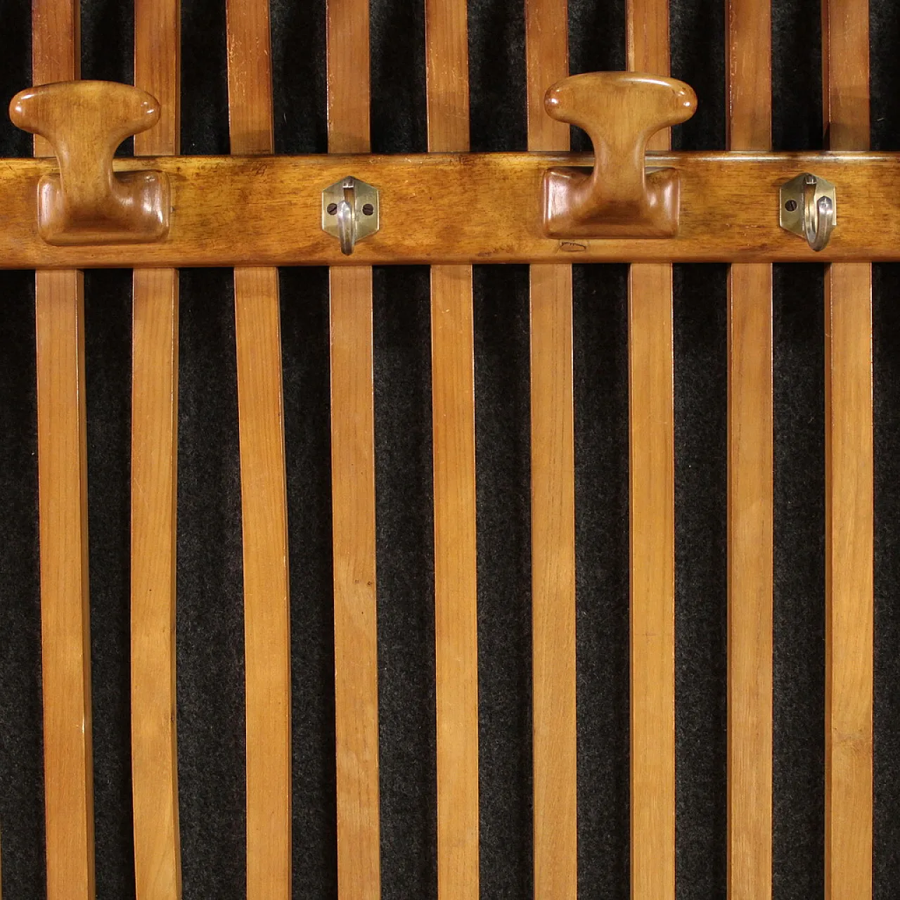 Appendiabiti da muro a stecche design anni '60 10