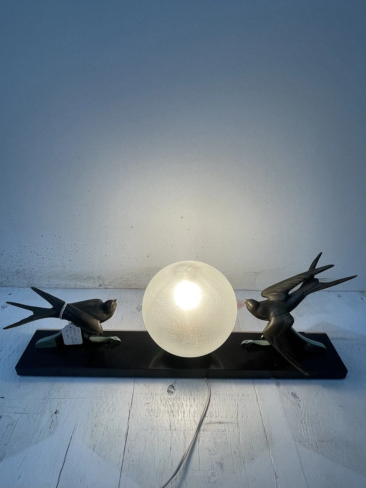 Lampada da tavolo Art Deco, Francia, anni '30 2