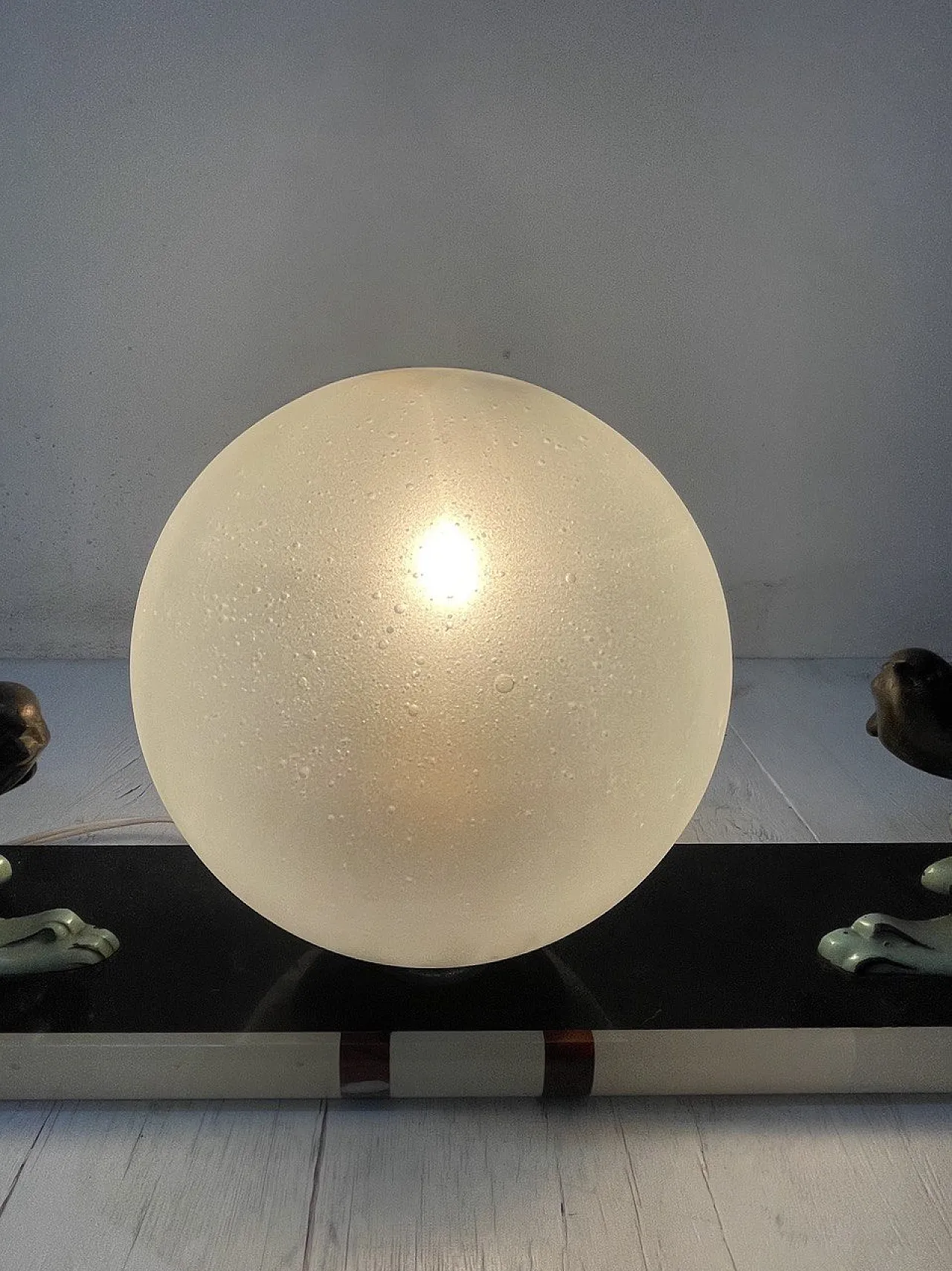 Lampada da tavolo Art Deco, Francia, anni '30 6