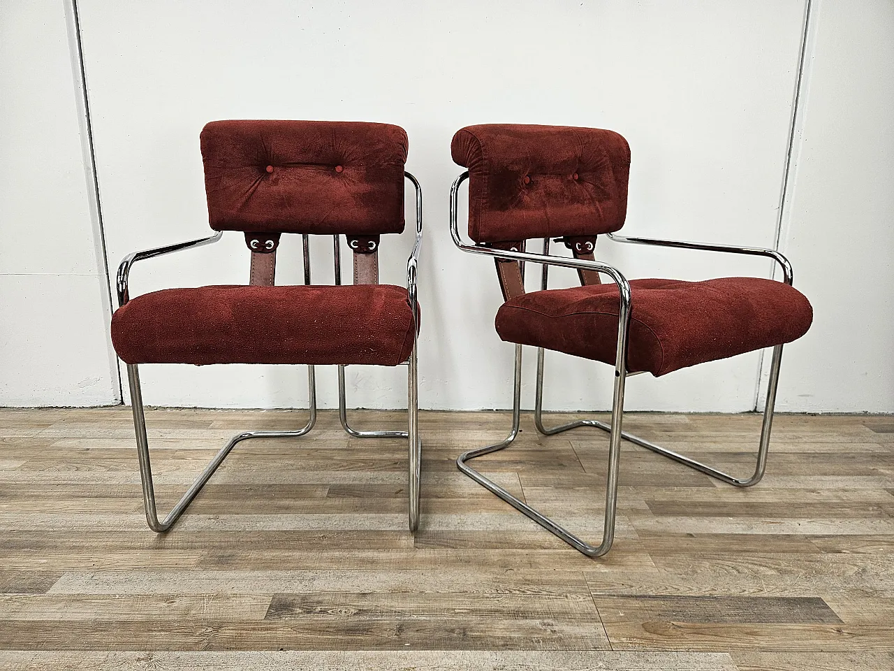 6 sedie da pranzo Tucroma di Guido Faleschini per i 4 Mariani, 1970 5