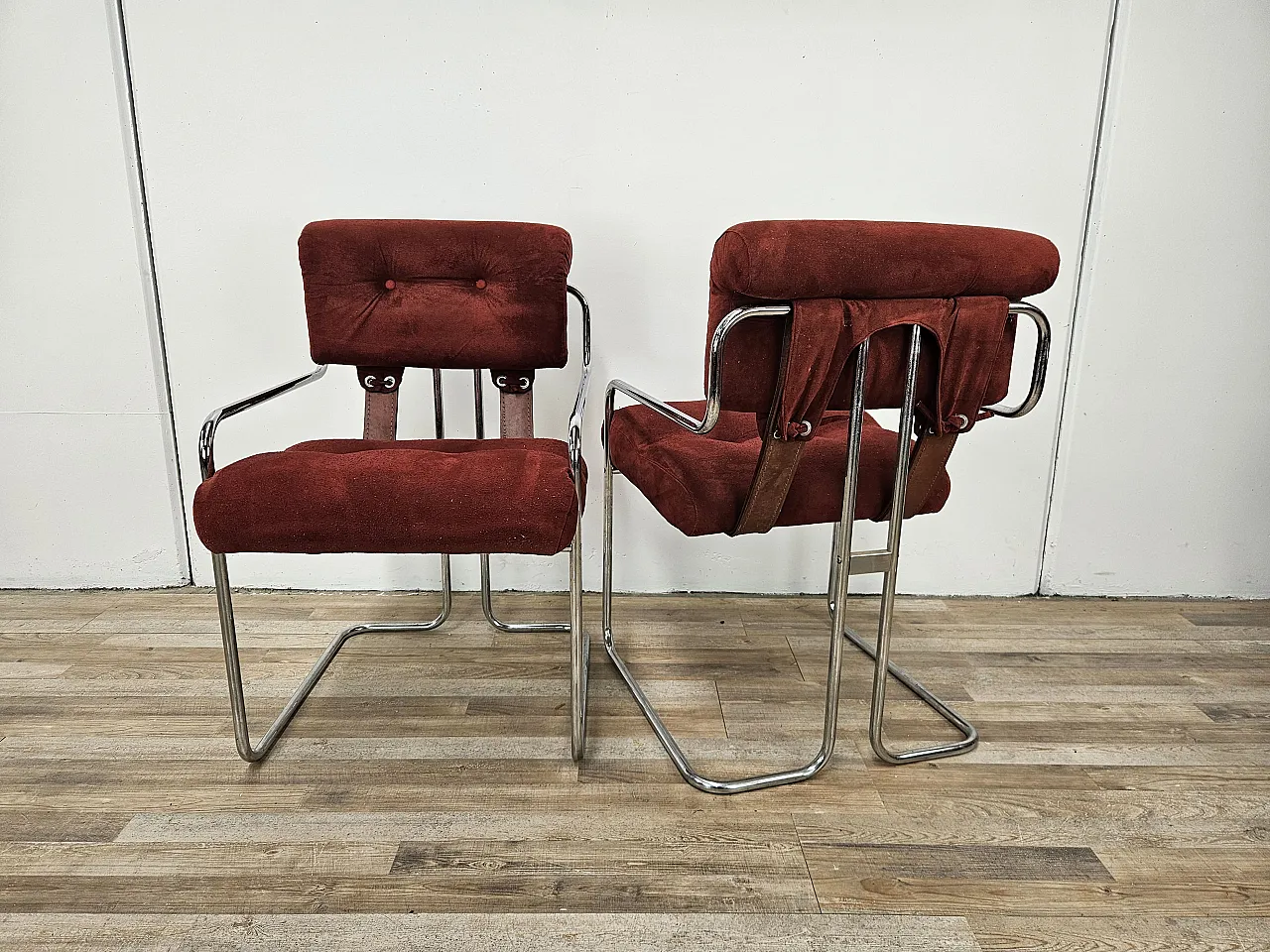 6 sedie da pranzo Tucroma di Guido Faleschini per i 4 Mariani, 1970 7