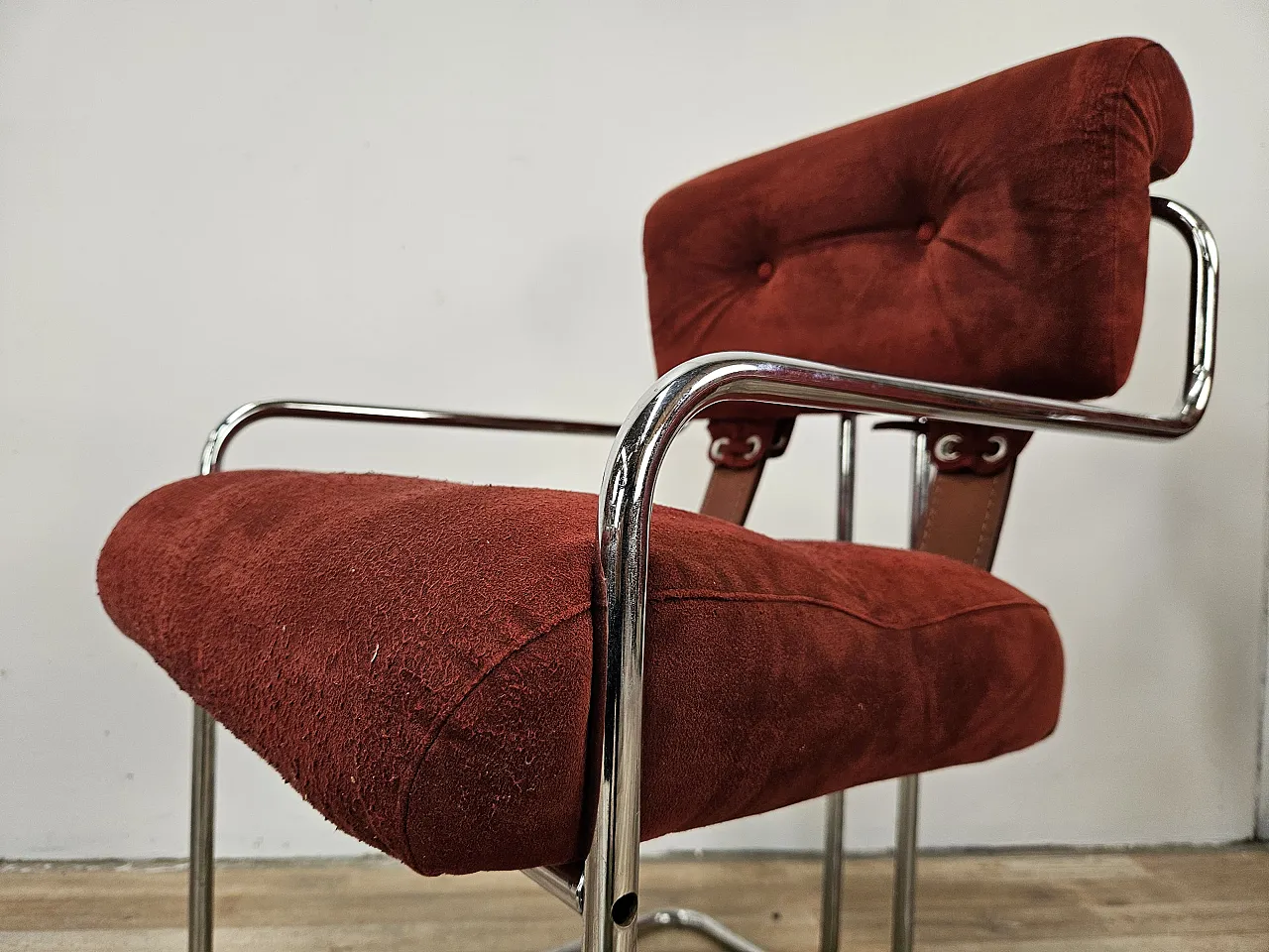 6 sedie da pranzo Tucroma di Guido Faleschini per i 4 Mariani, 1970 15