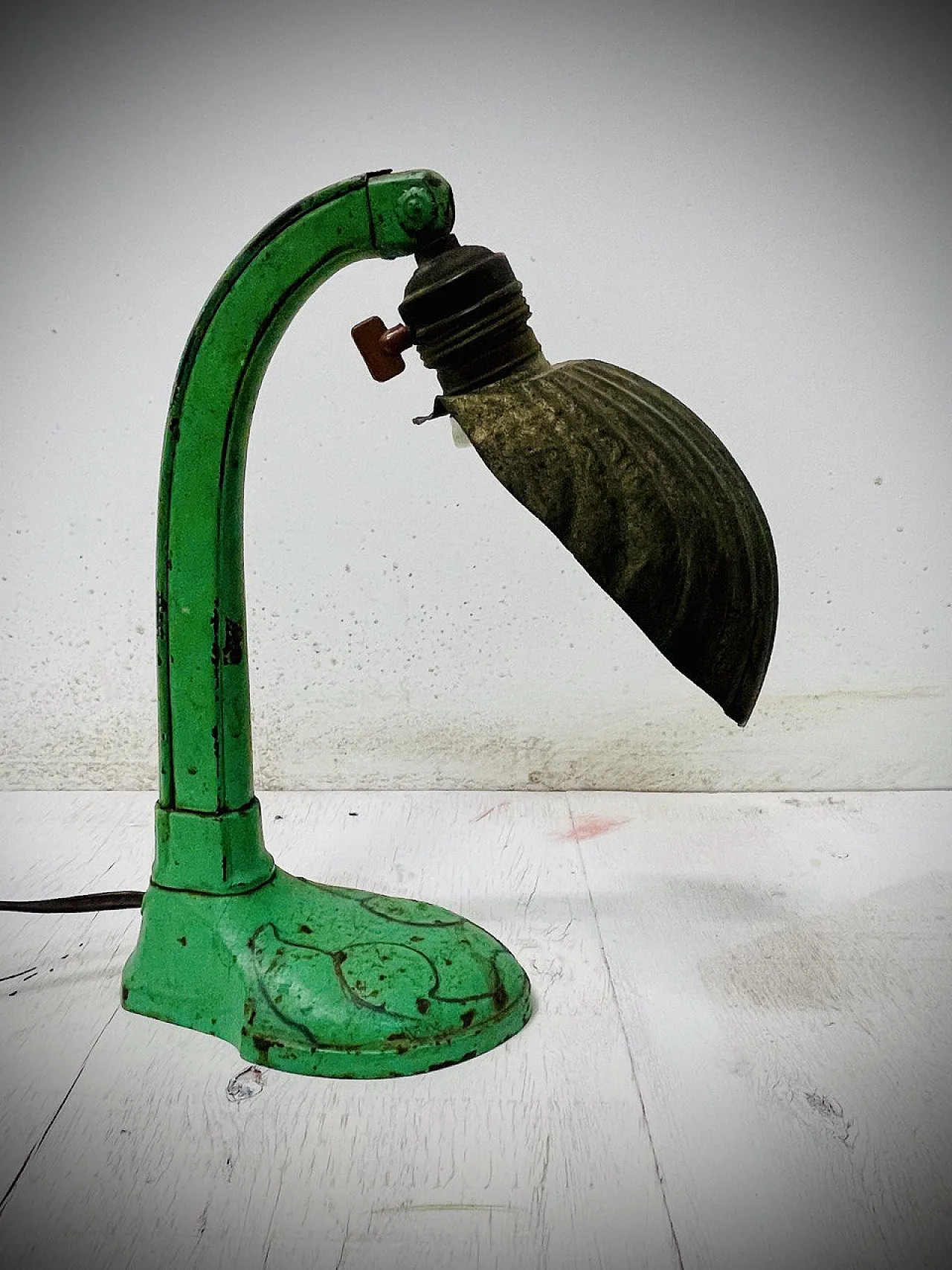 Lampada Da Tavolo In Ottone, Francia, anni '30 2