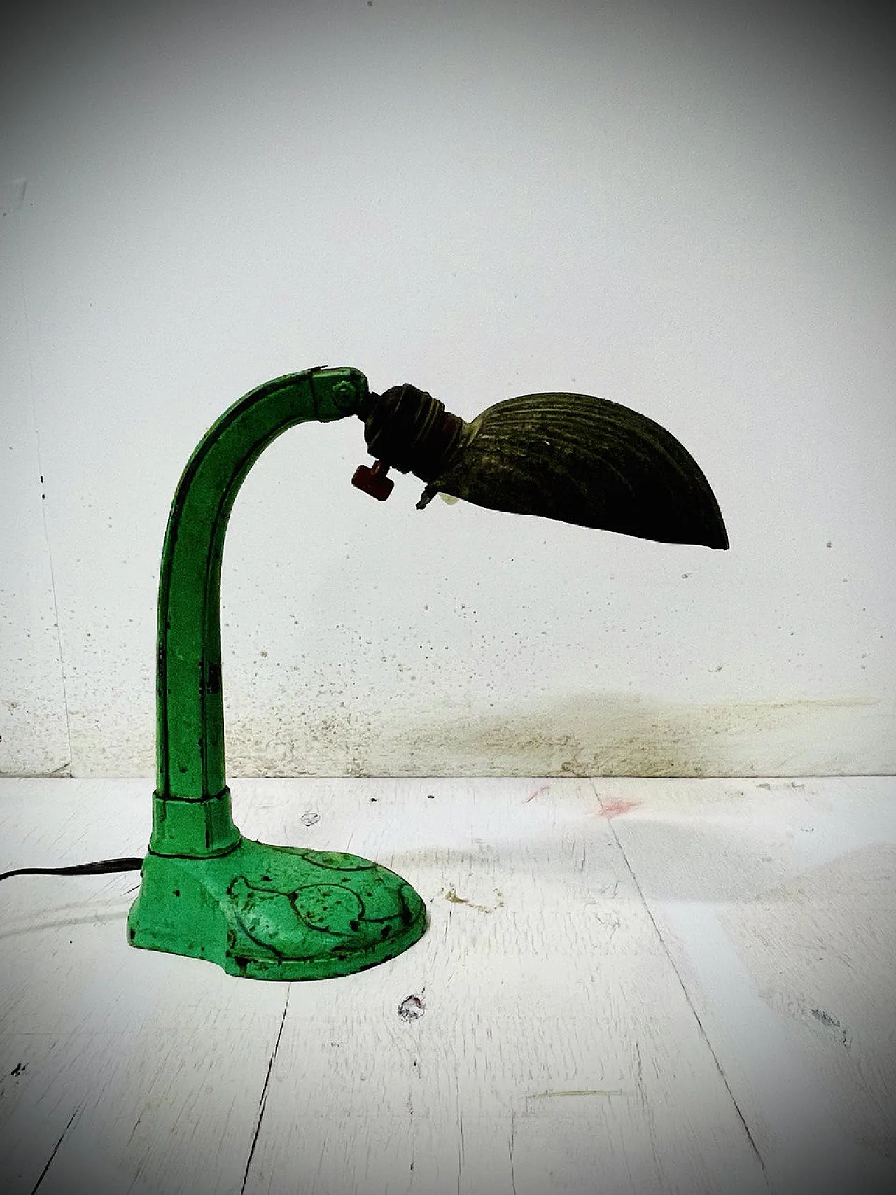 Lampada Da Tavolo In Ottone, Francia, anni '30 3