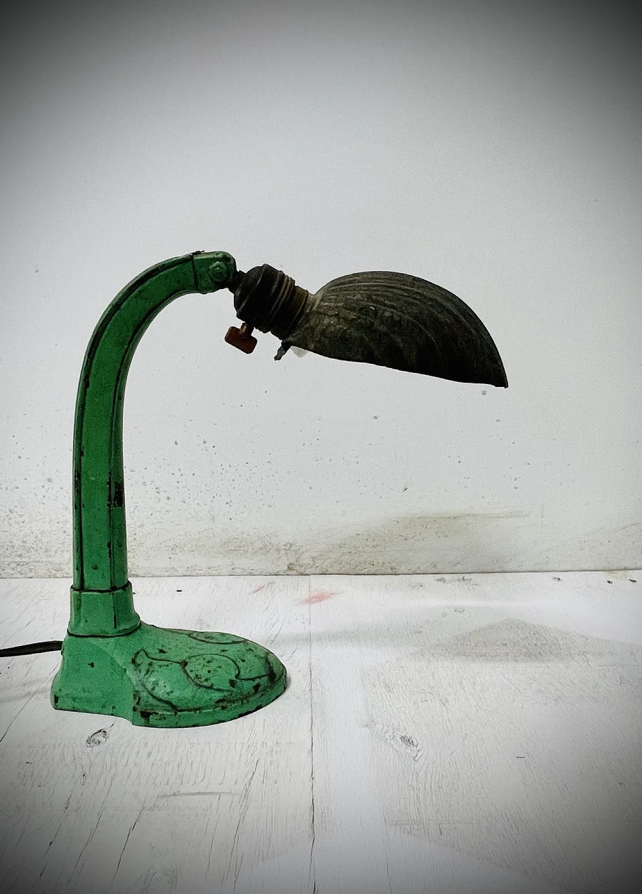 Lampada Da Tavolo In Ottone, Francia, anni '30 4