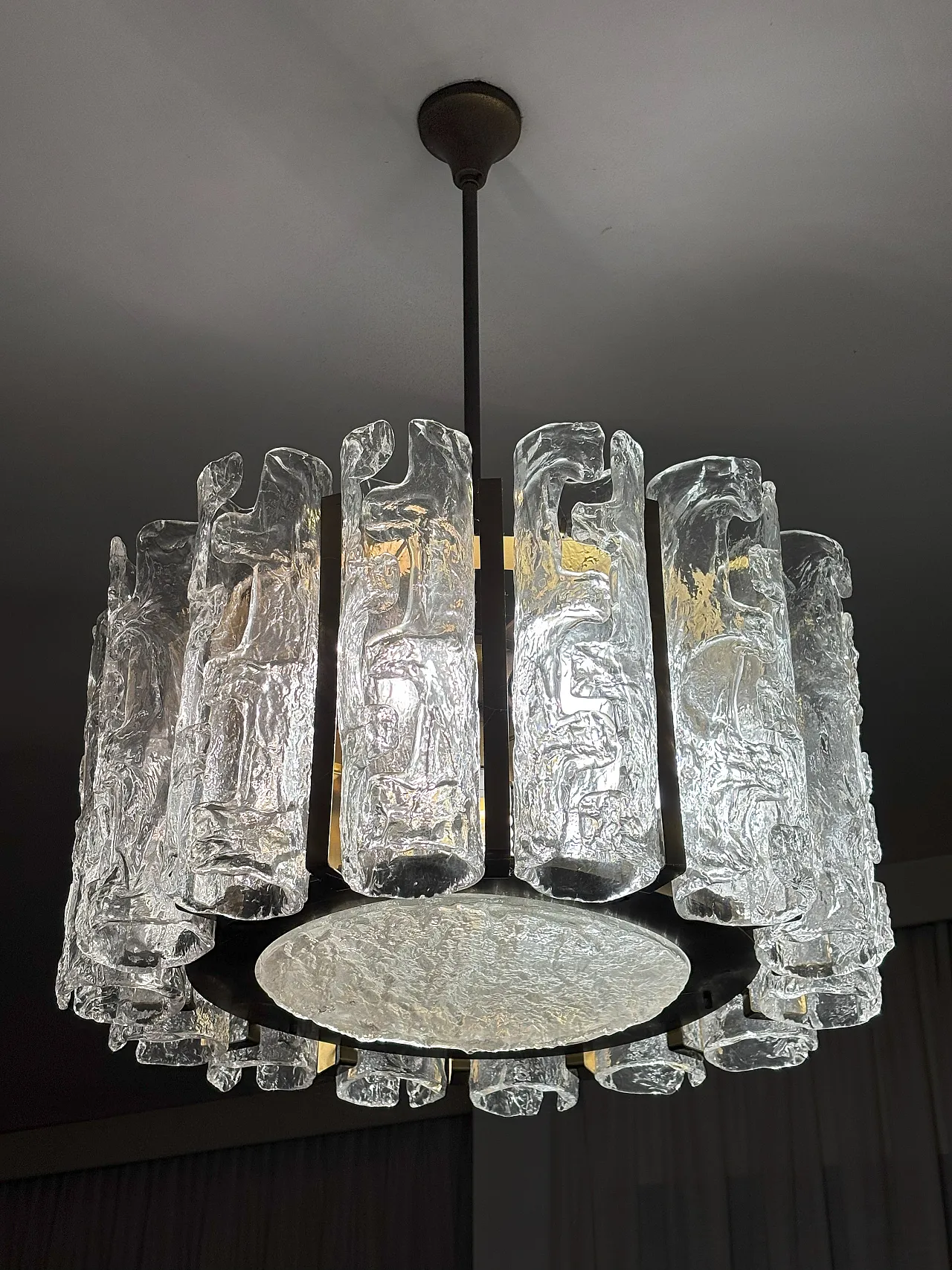 Murano glass chandelier, 1980s 1