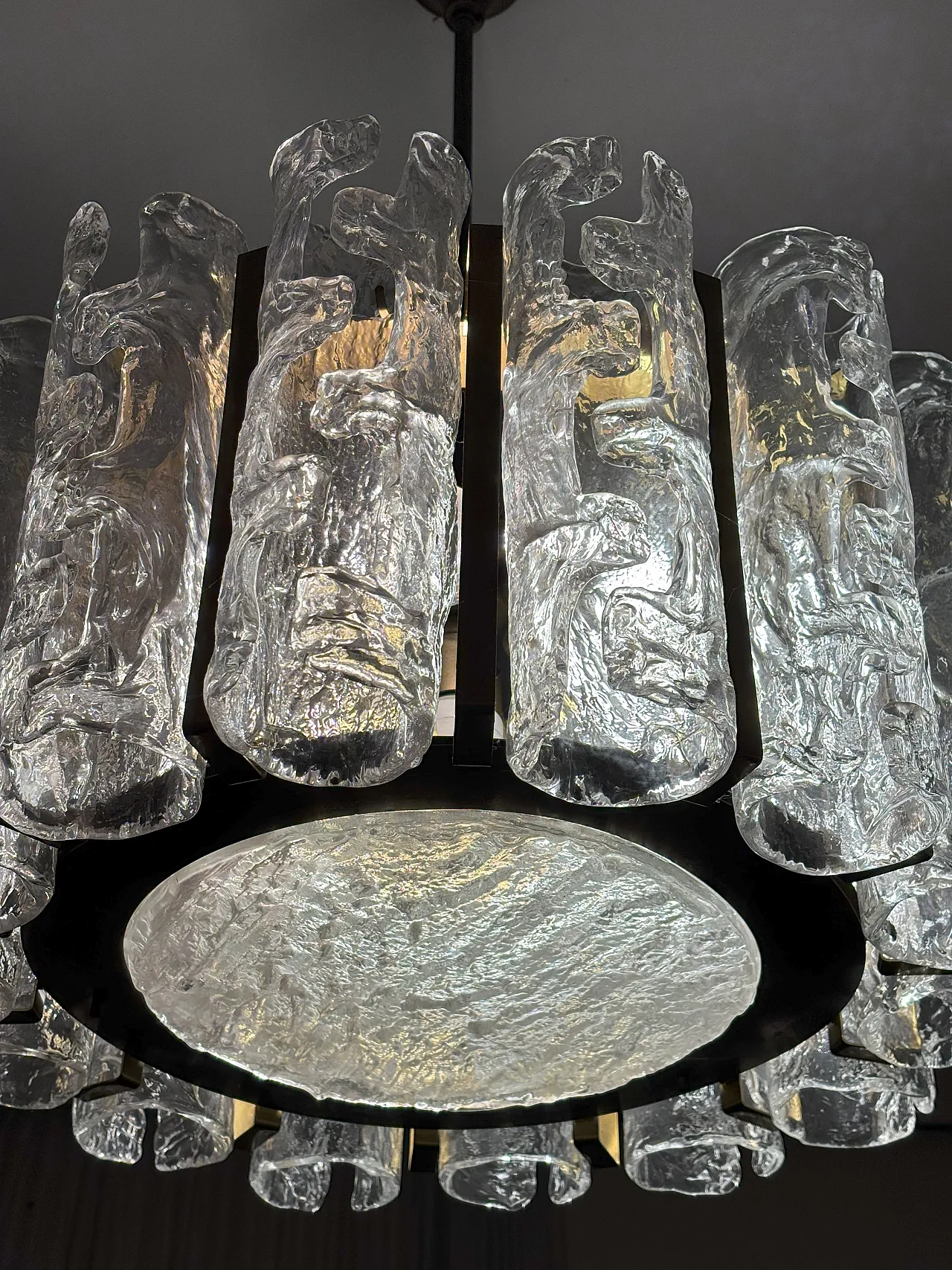 Murano glass chandelier, 1980s 2