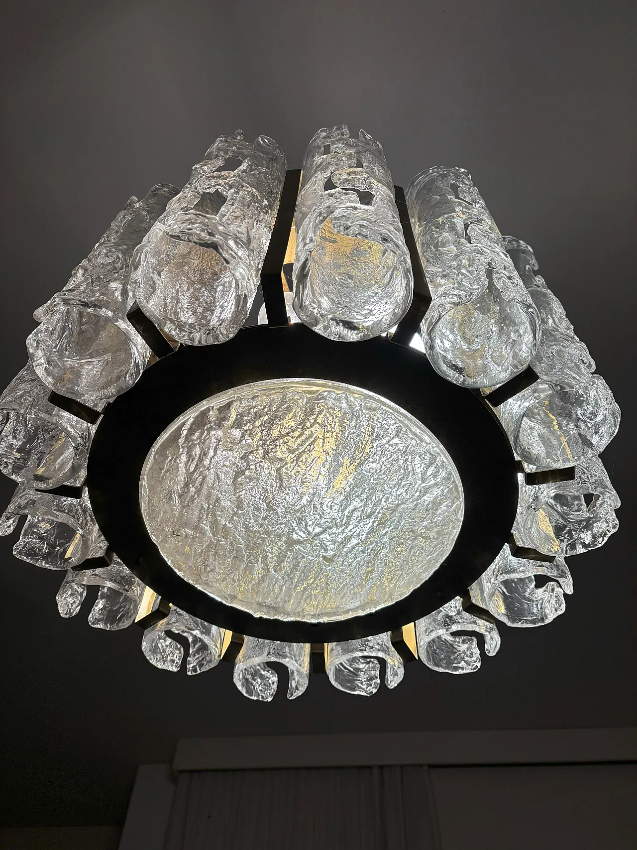 Murano glass chandelier, 1980s 3