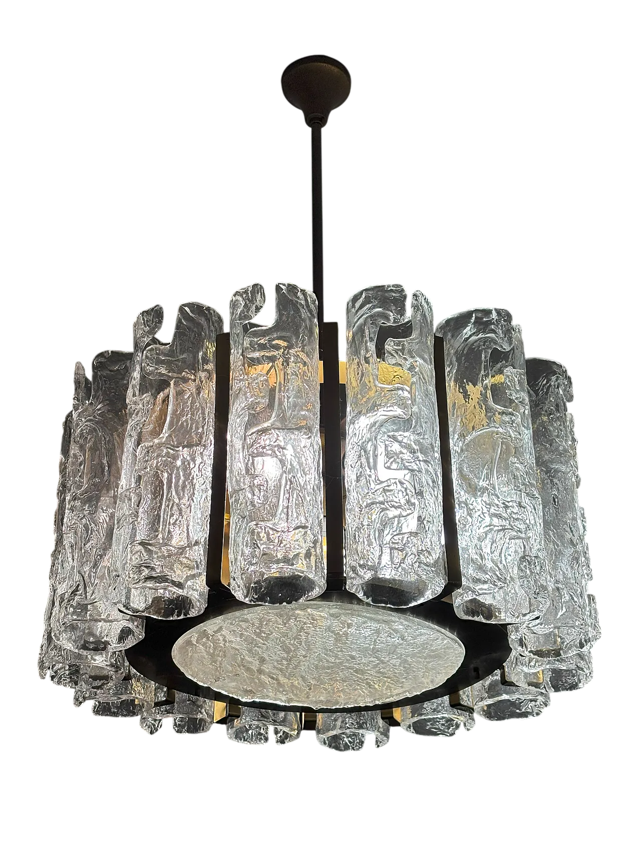 Murano glass chandelier, 1980s 5