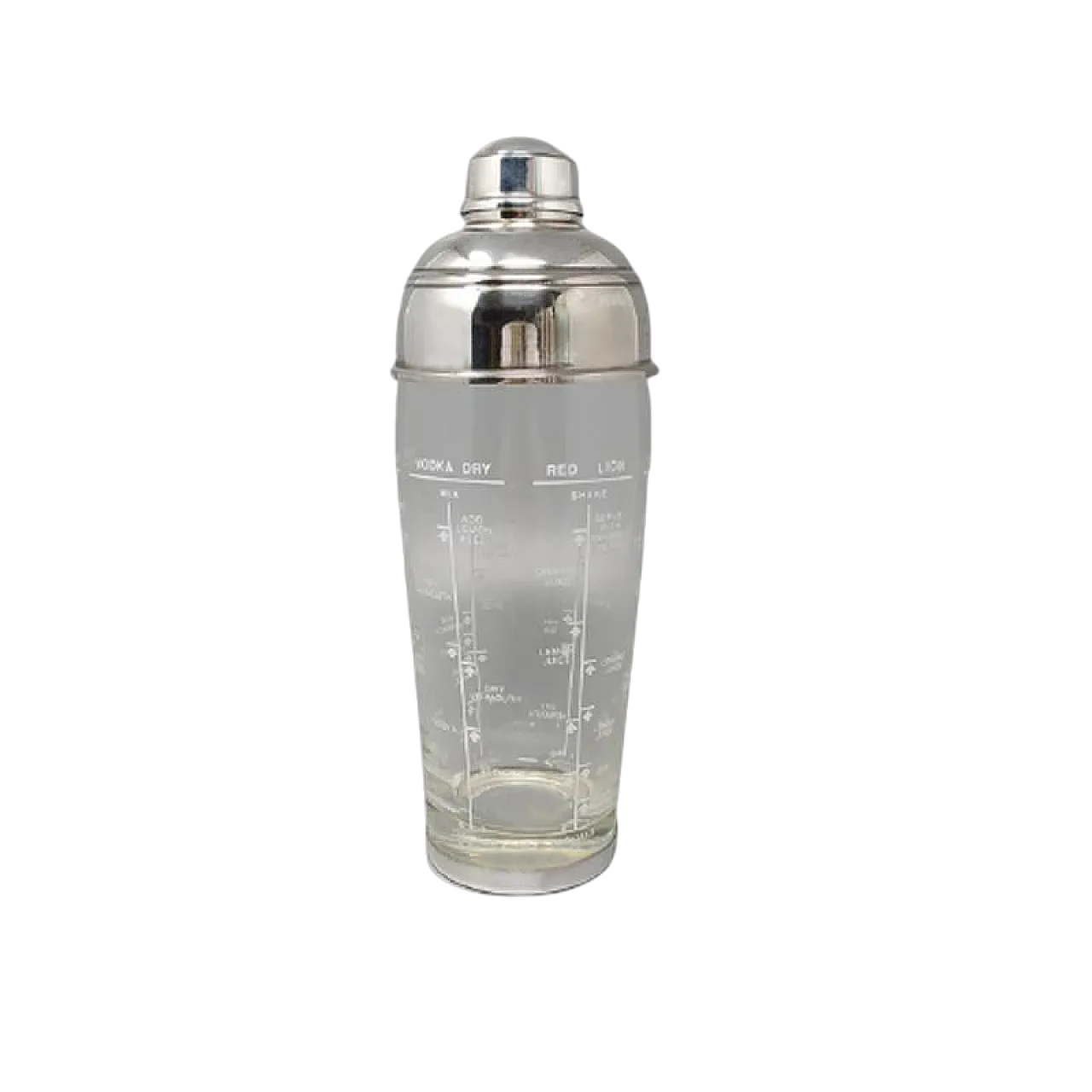 Cocktail glass Shaker by OLRI, Made in Italy, 1950s 8