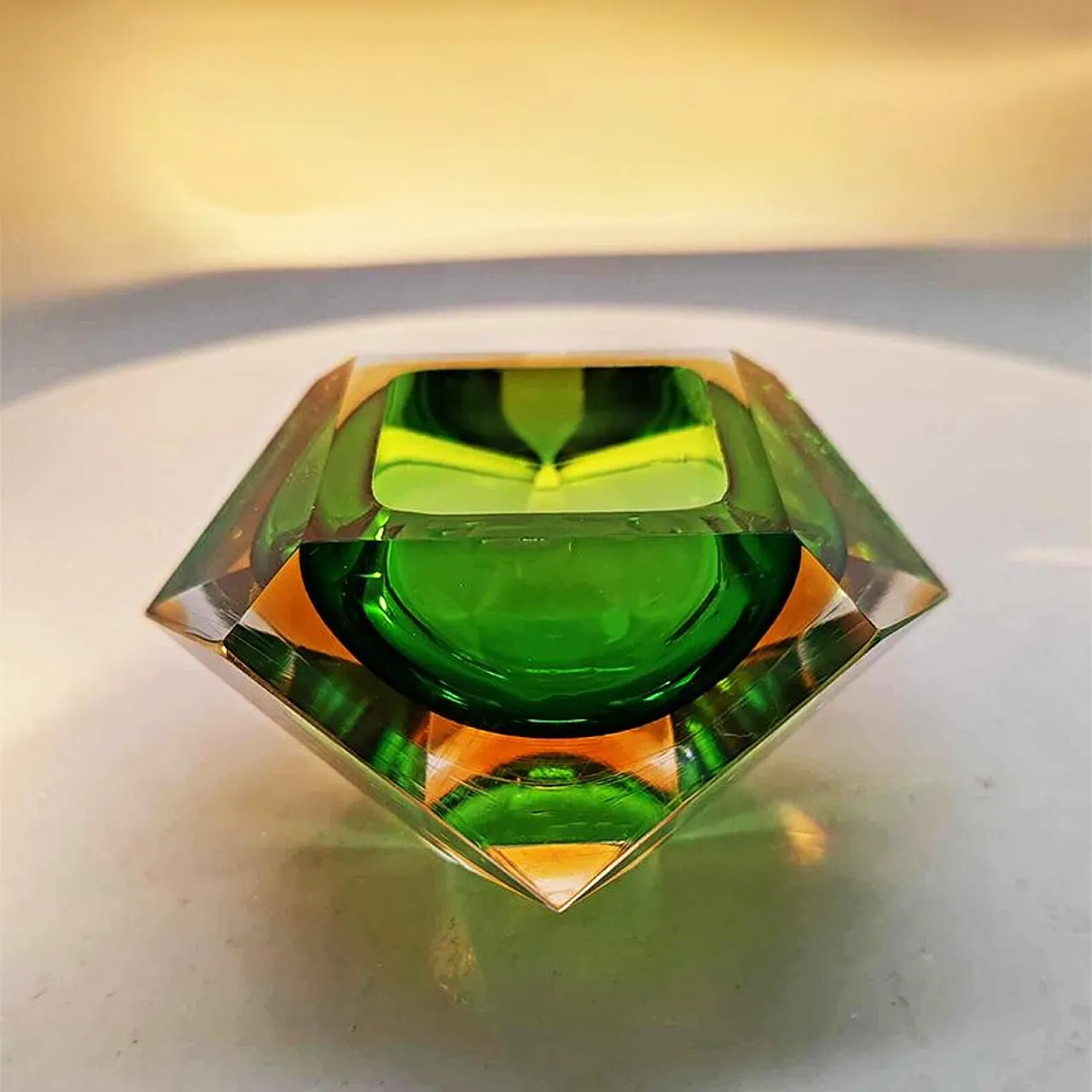 Posacenere in vetro di Murano di Flavio Poli per Seguso, anni '60 1