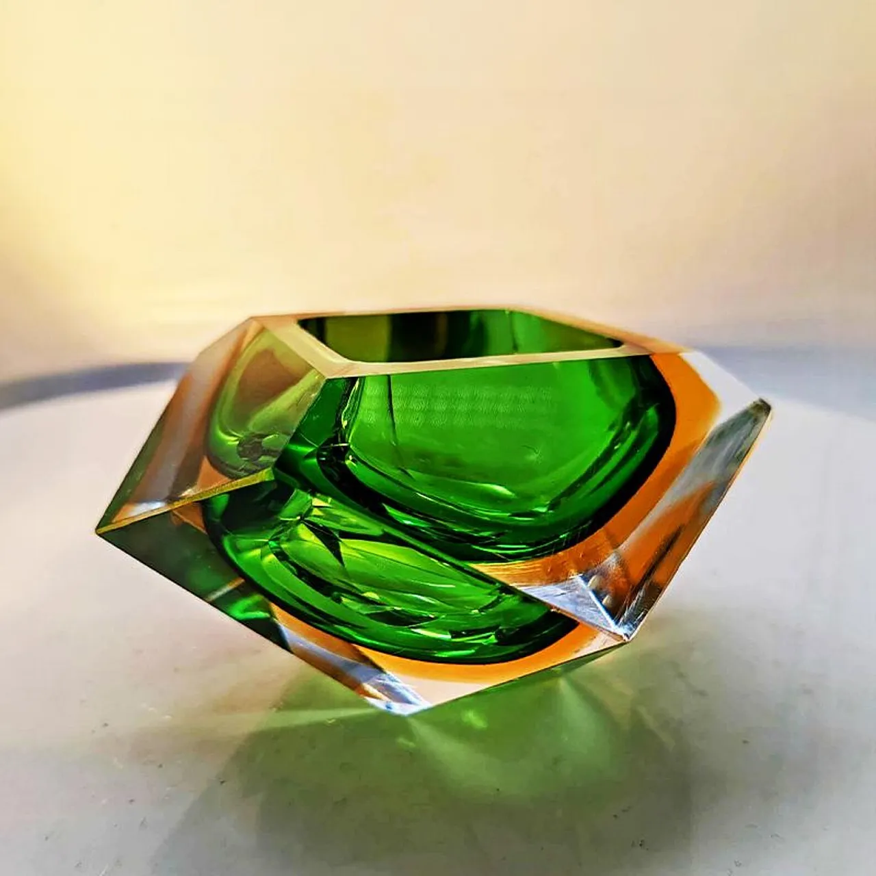 Posacenere in vetro di Murano di Flavio Poli per Seguso, anni '60 2