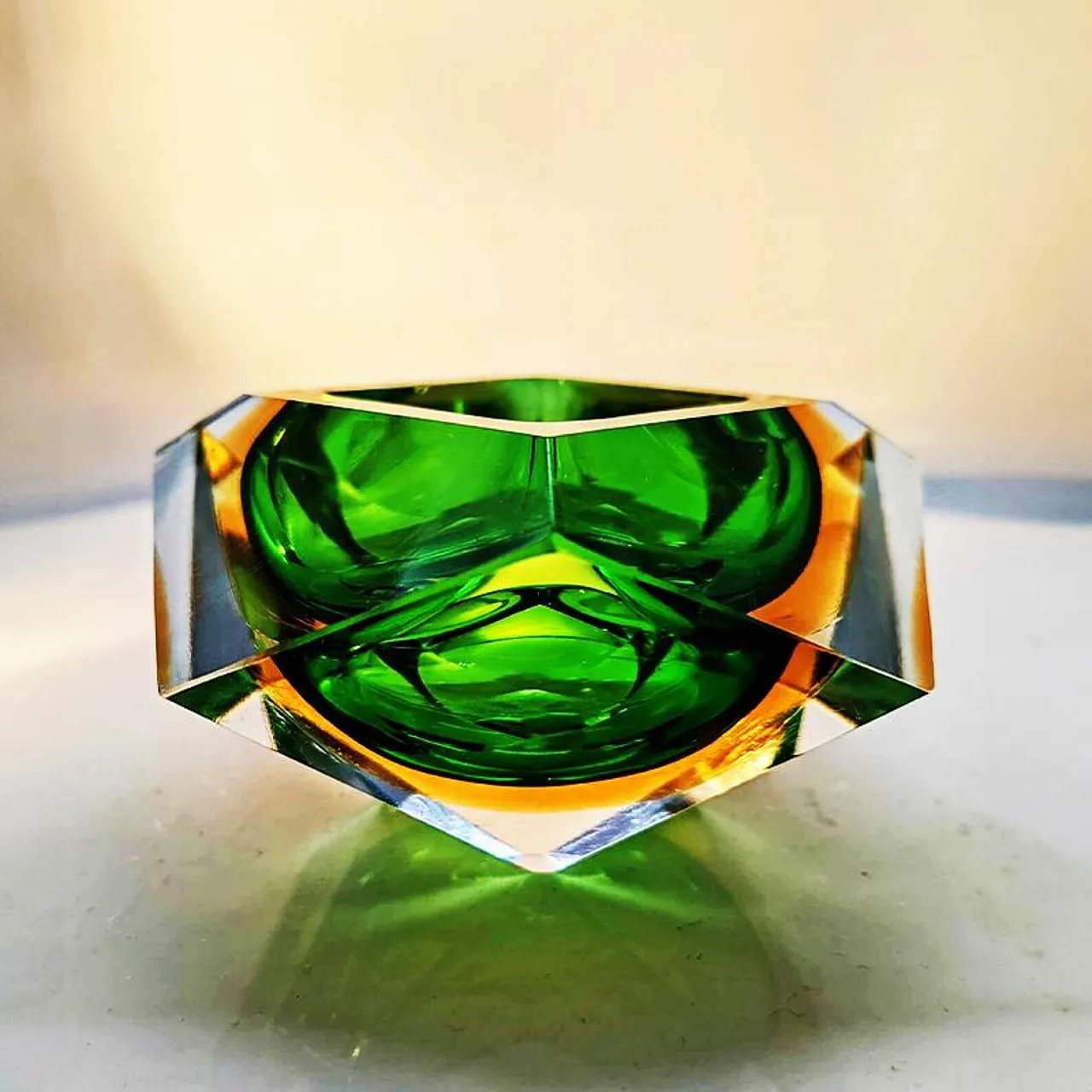 Posacenere in vetro di Murano di Flavio Poli per Seguso, anni '60 3