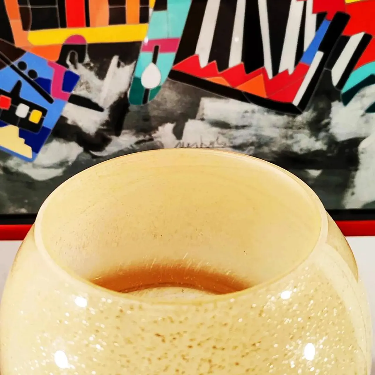 Vase in handcrafted Murano glass, 1960s 1