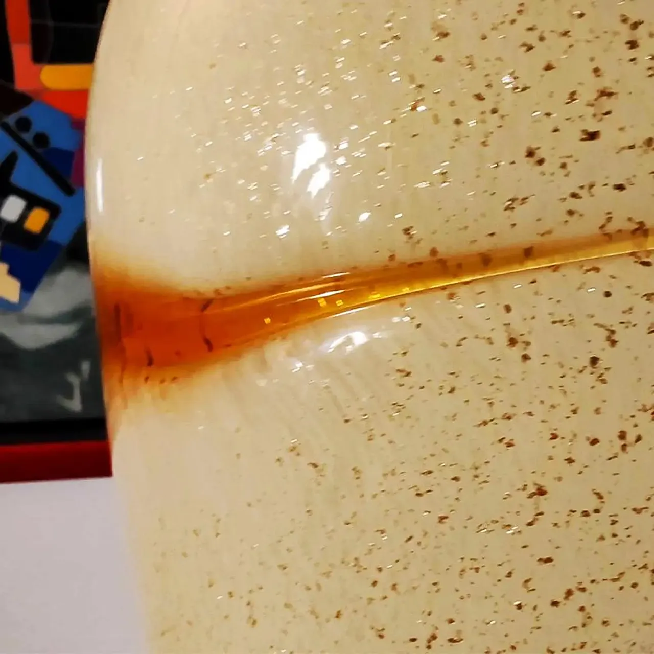 Vase in handcrafted Murano glass, 1960s 6