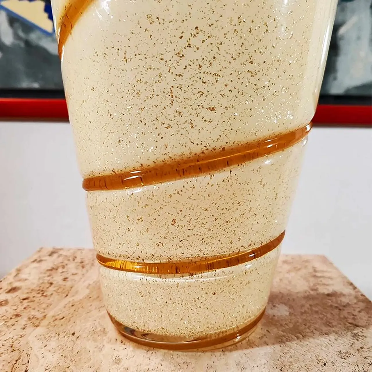 Vase in handcrafted Murano glass, 1960s 7