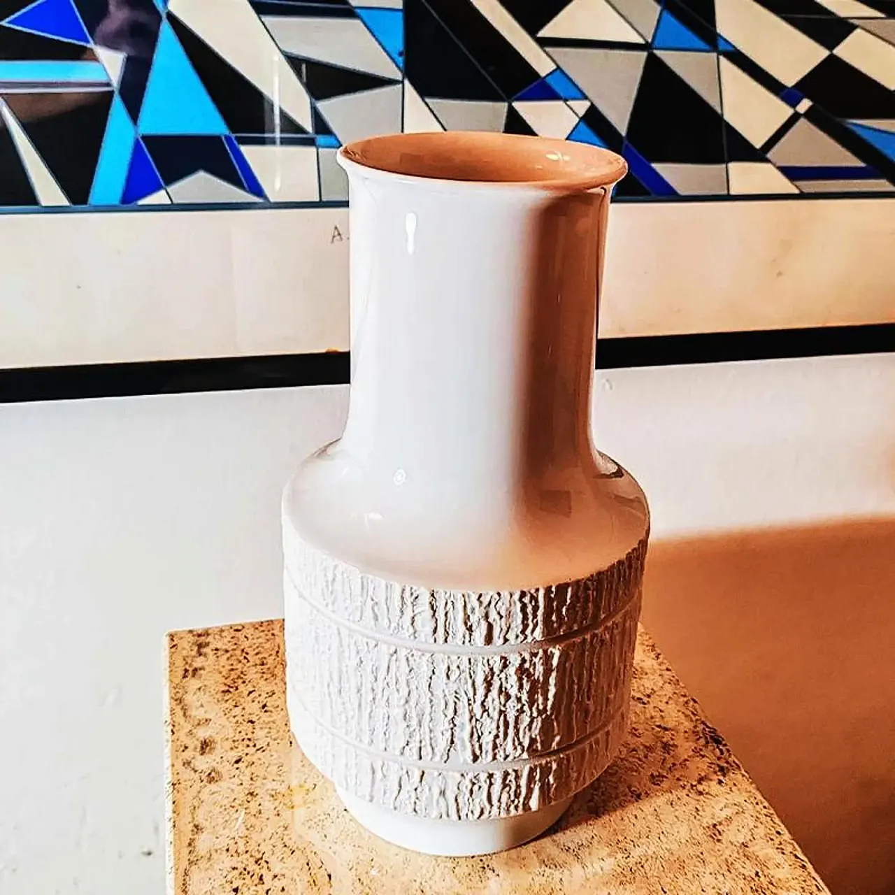 Vaso in porcellana Op Art di Richard Scharrer per Thomas, anni '70 3