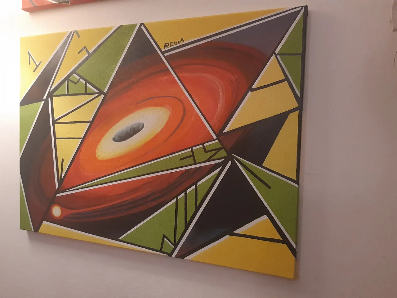 Pulsar by Giuseppe Cantatore, oil on canvas, 2000s 5