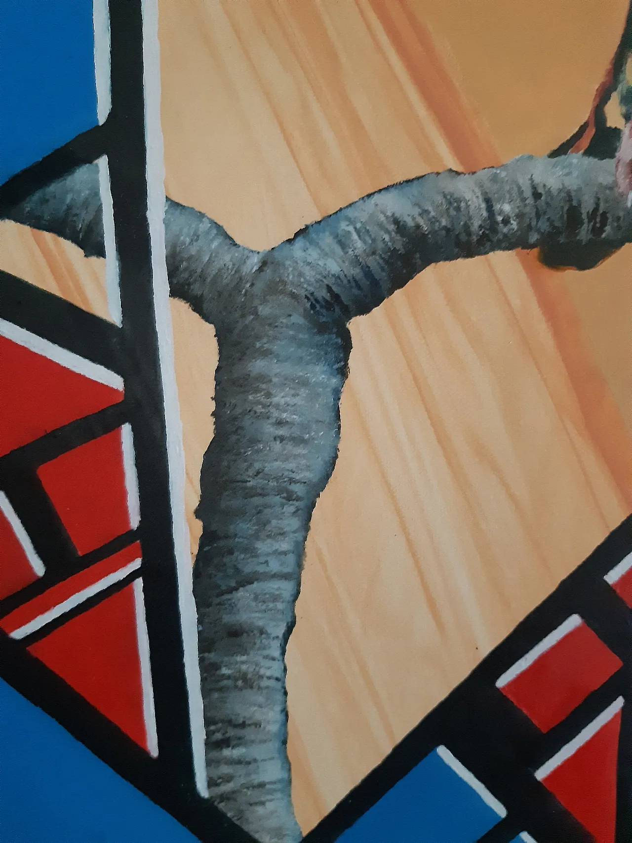 Strawberry Finch by Giuseppe Cantatore, oil on canvas, 2000s 4