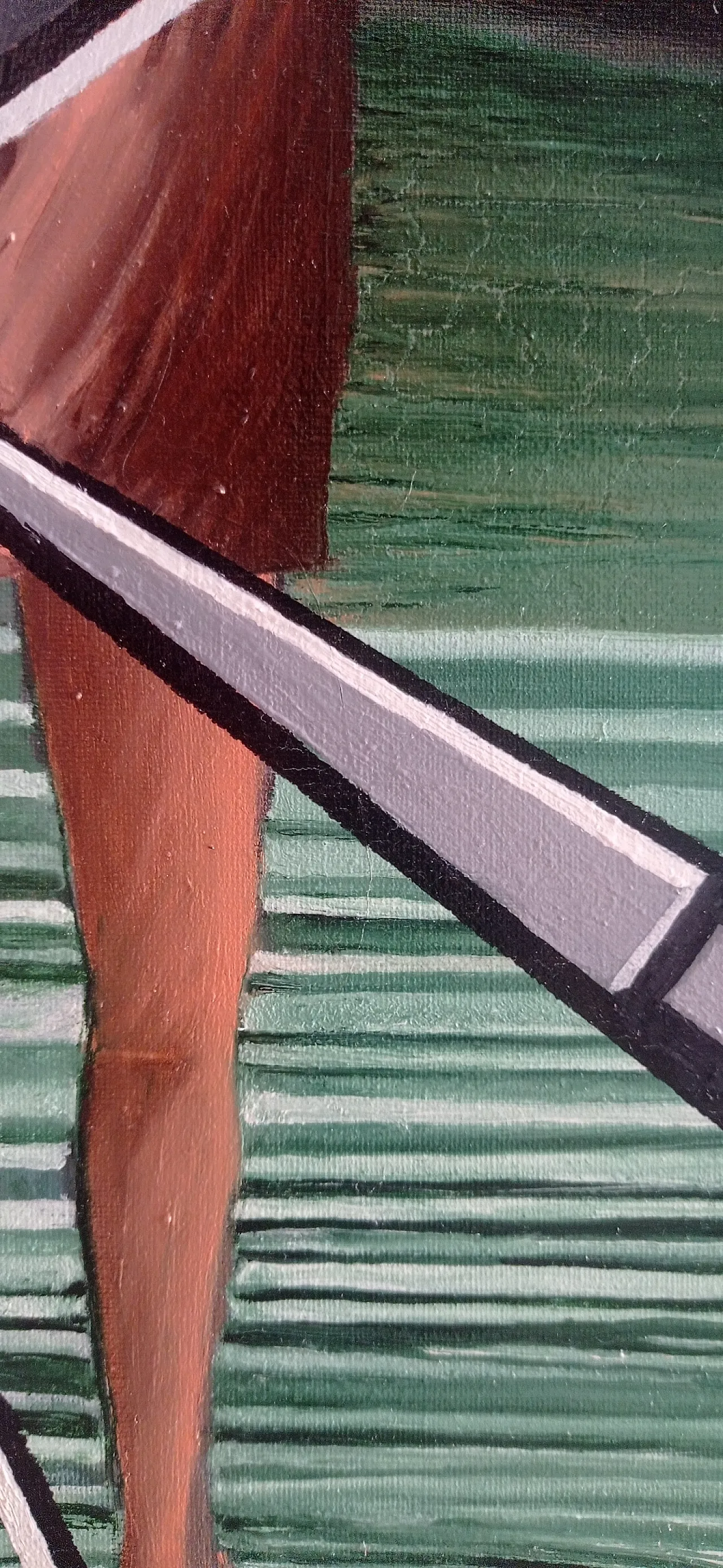 Meditazione, astratto geometrico di Giuseppe Cantatore, anni 2000 5