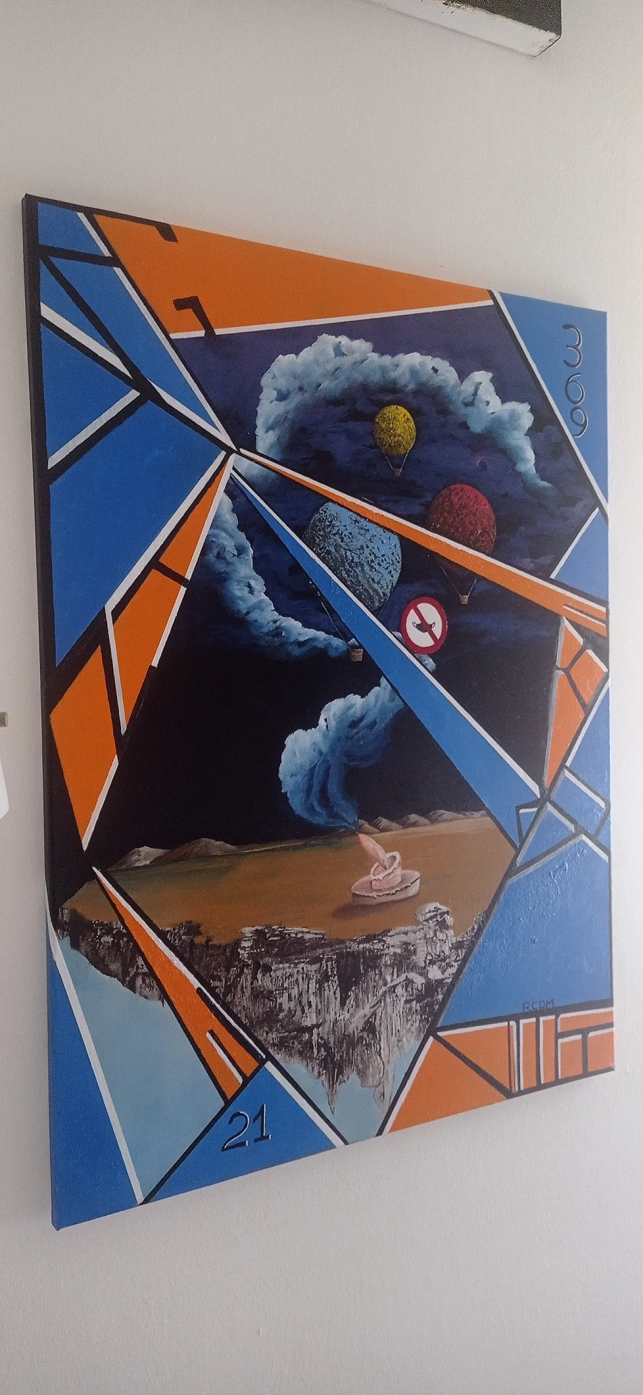 Planets by Giuseppe Cantatore, oil on canvas, 2000s 3