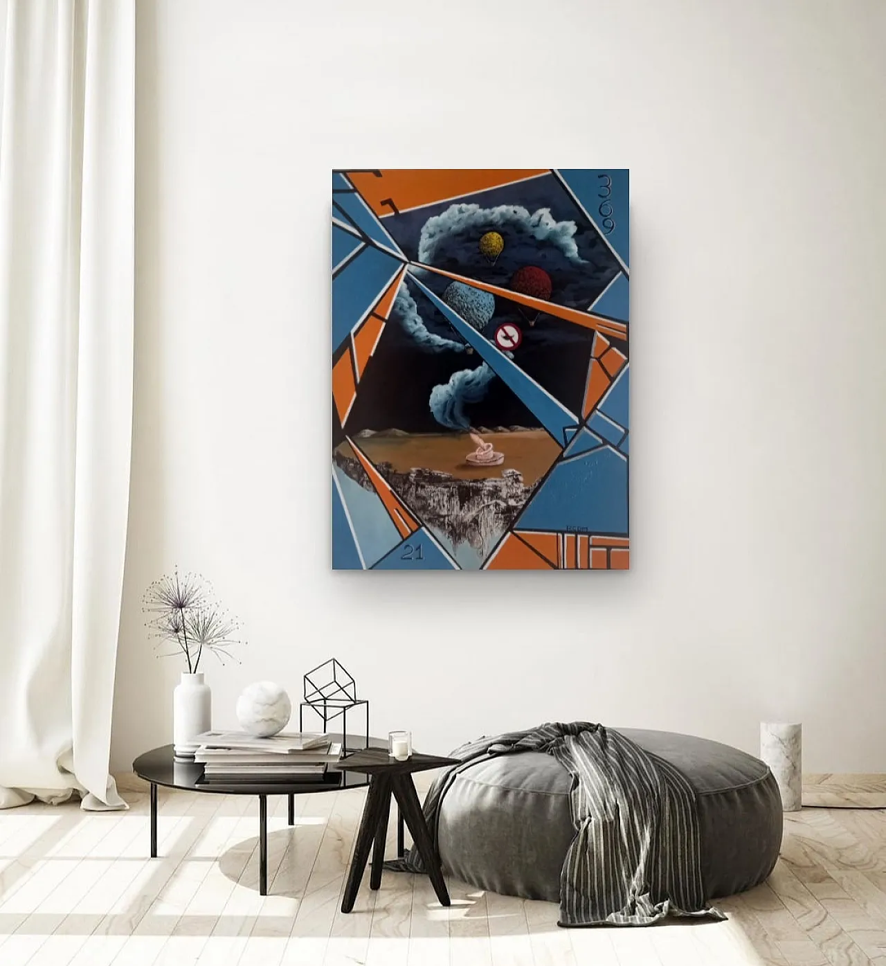 Planets by Giuseppe Cantatore, oil on canvas, 2000s 5